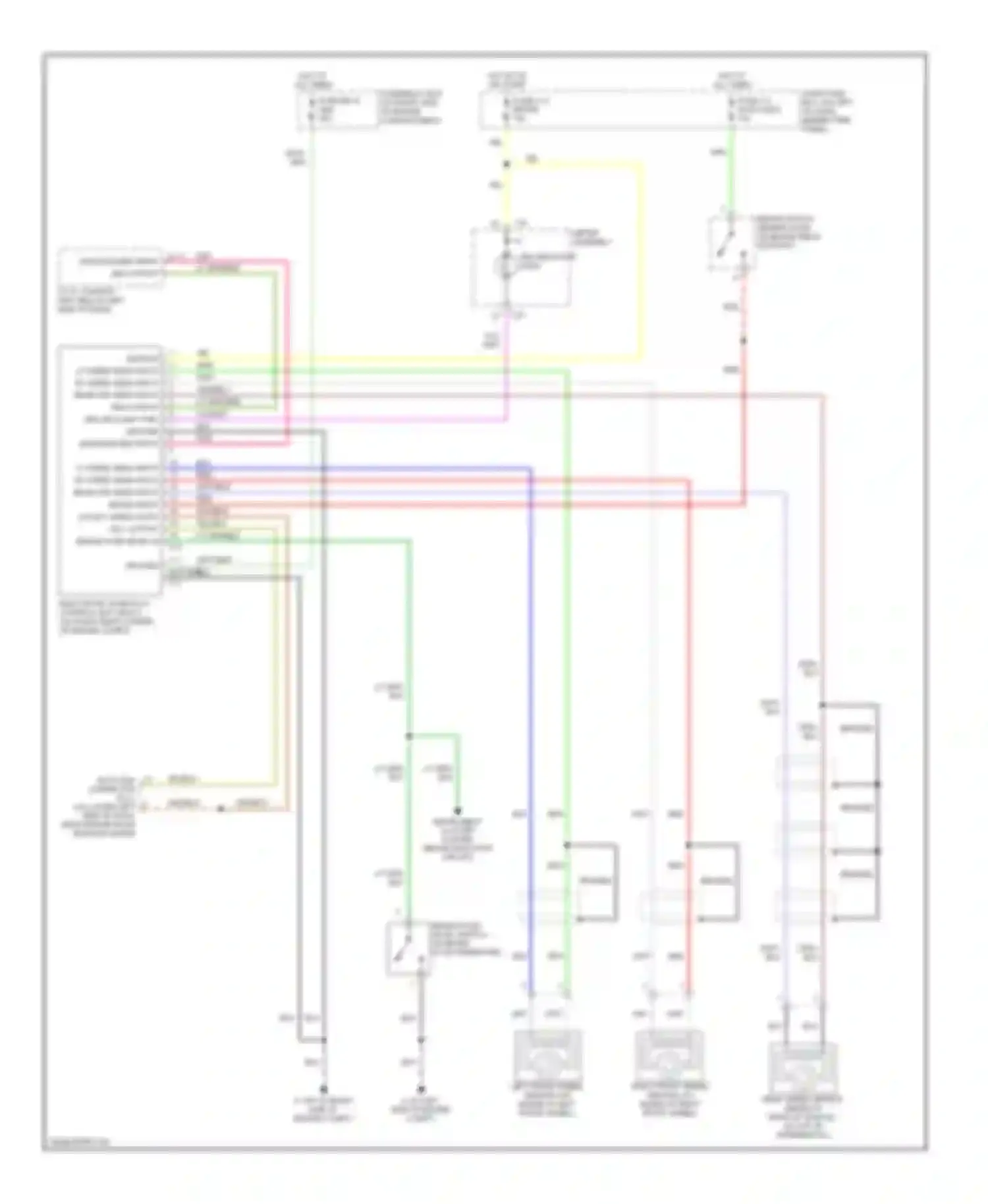 Wiring diagram fuse c-11 meter for Isuzu Axiom I (2001-2004) (1 of 4)