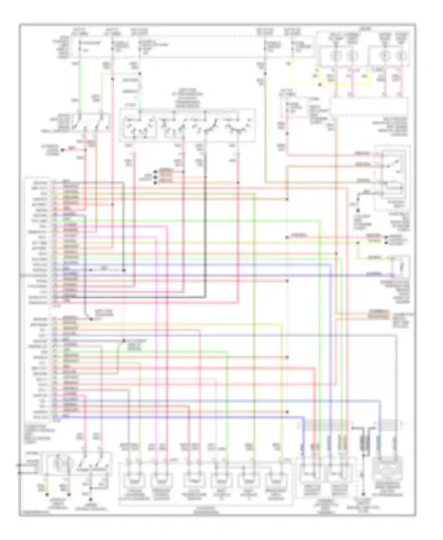Wiring diagram pnk/blk for Isuzu Axiom I (2001-2004) (1 of 6)