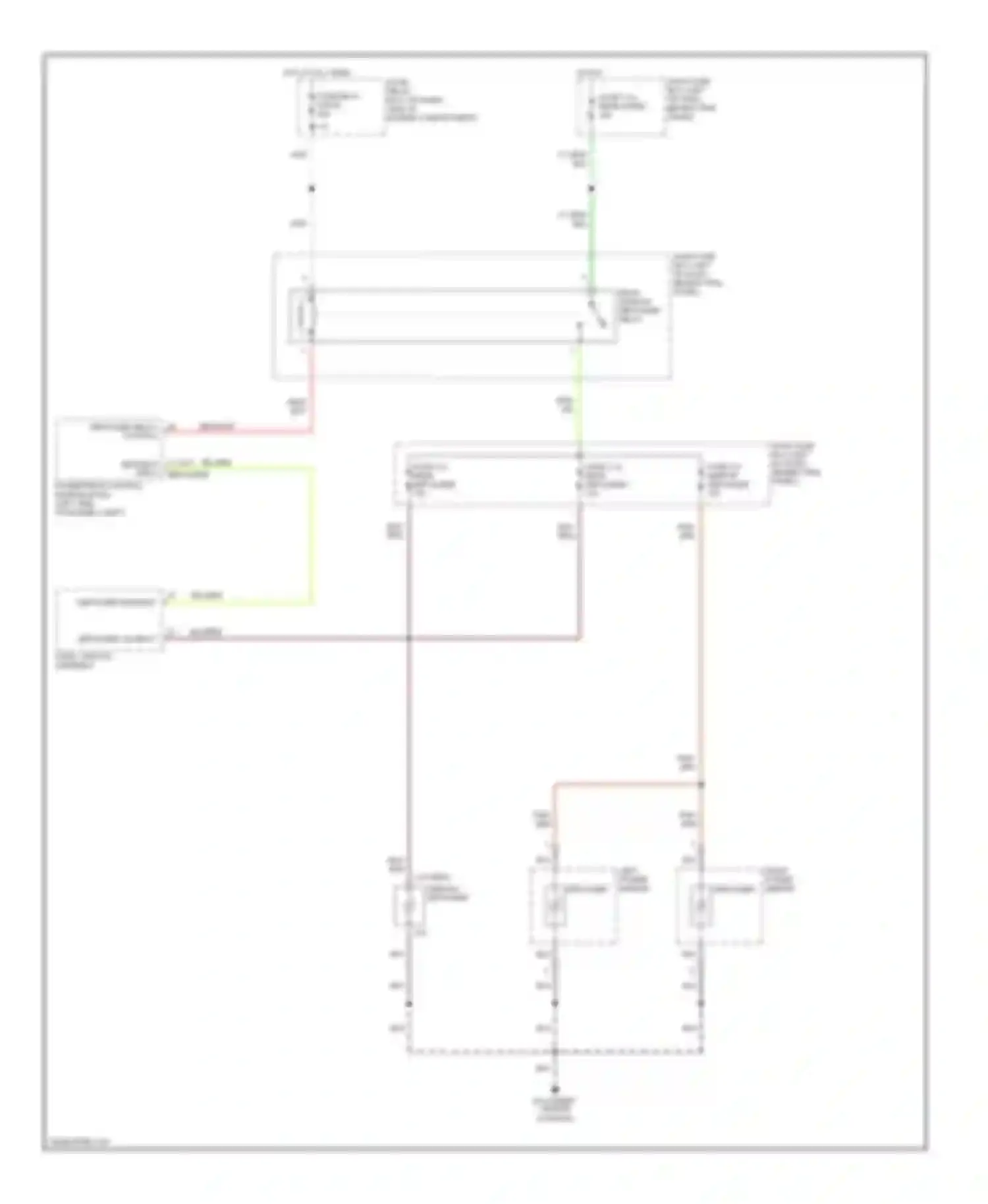 Wiring diagram red/wht for Isuzu Axiom I (2001-2004) (5 of 17)
