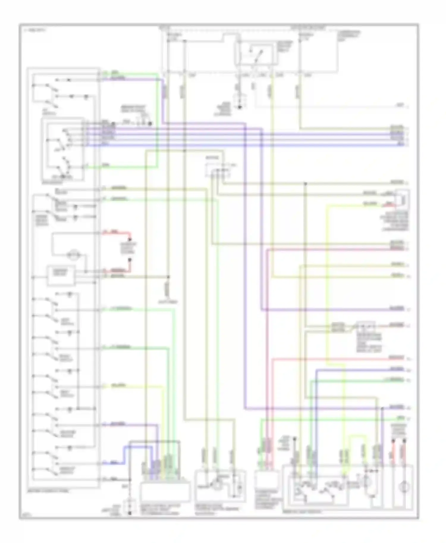 Oasis Isuzu I (1995-1999): Air conditioning circuits (1 of 2)