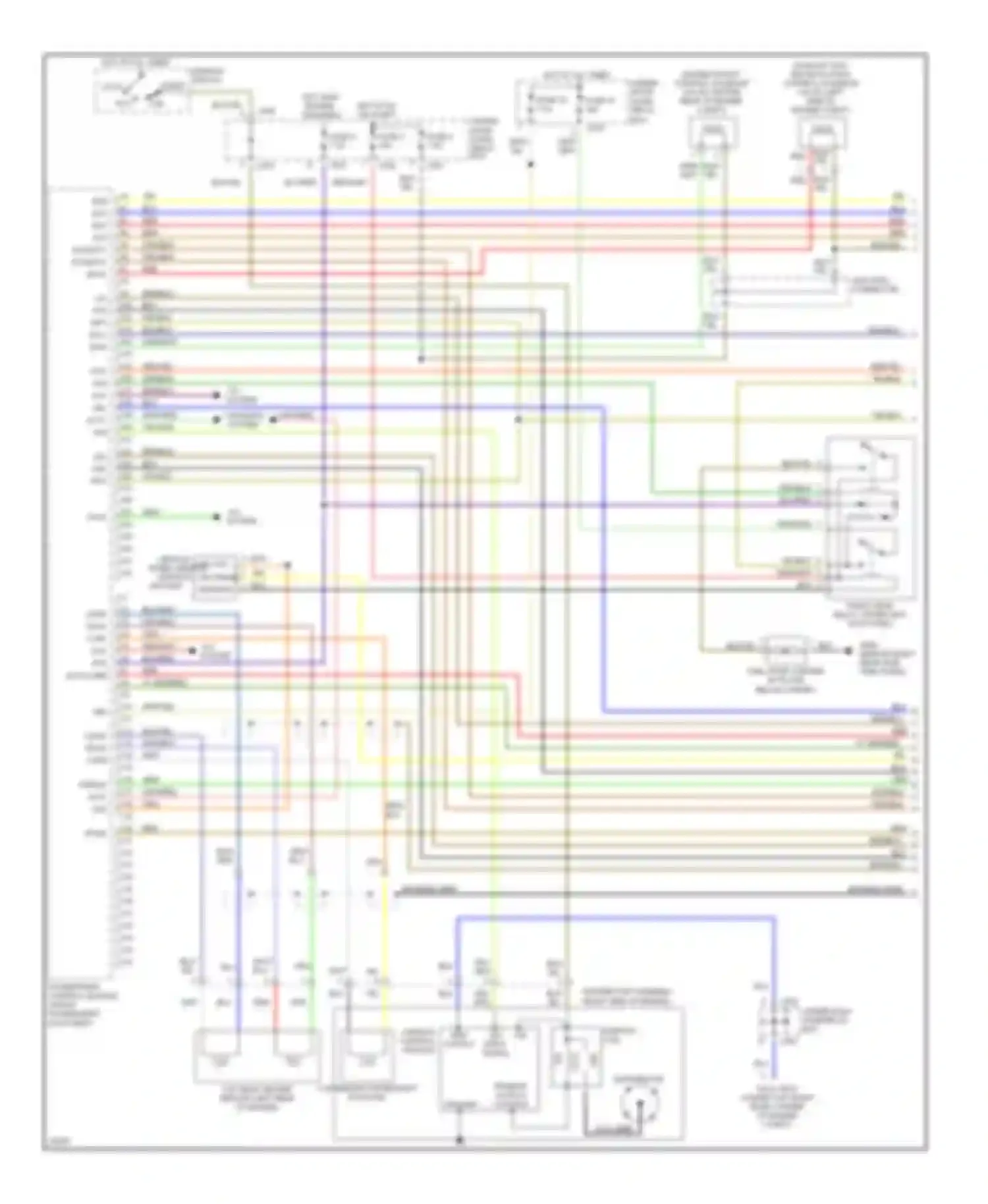 Oasis Isuzu I (1995-1999): Wiring diagram engine performance 2.2ls (1 of 3)