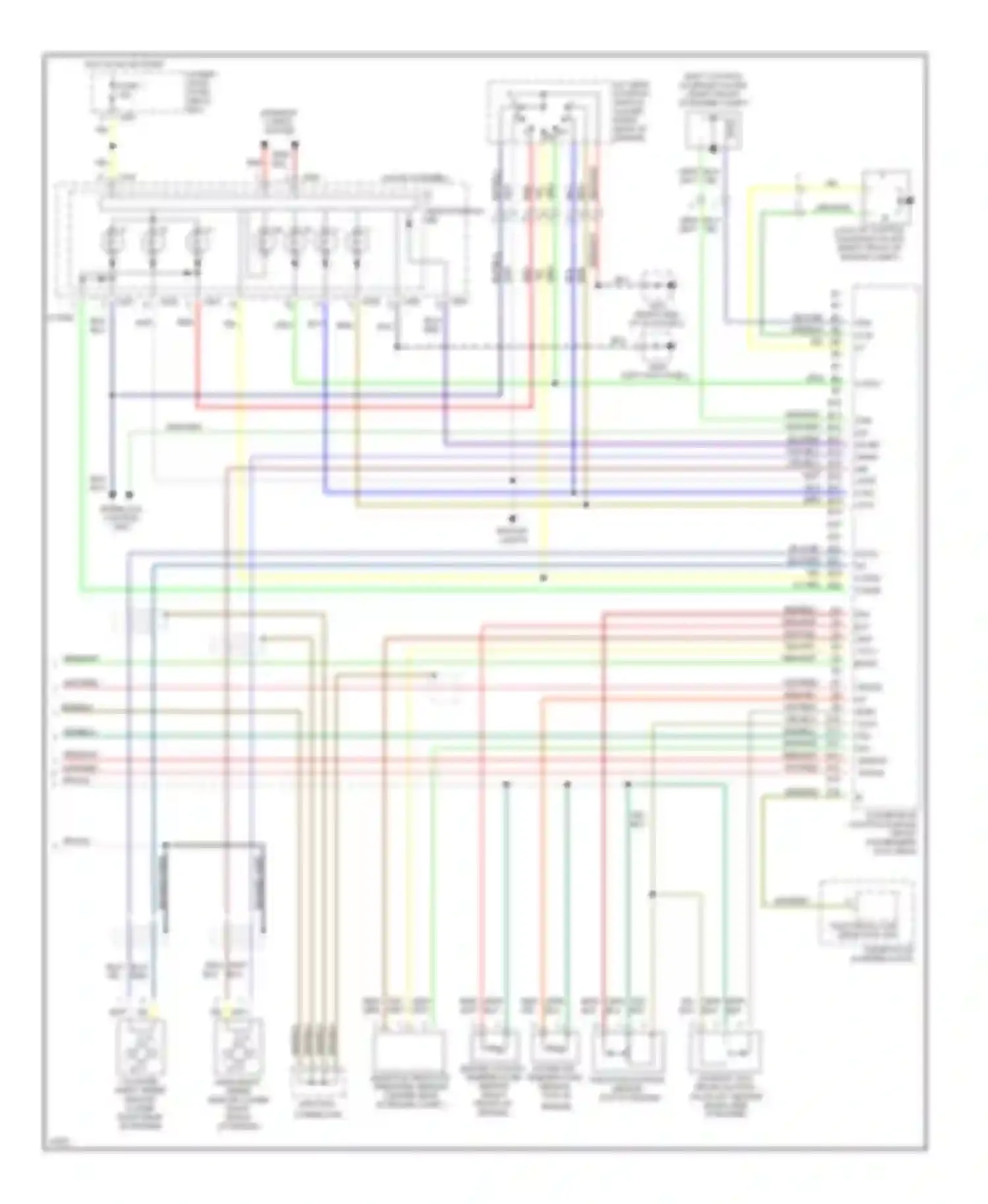 Oasis Isuzu I (1995-1999): Wiring diagram engine performance 2.2ls (3 of 3)