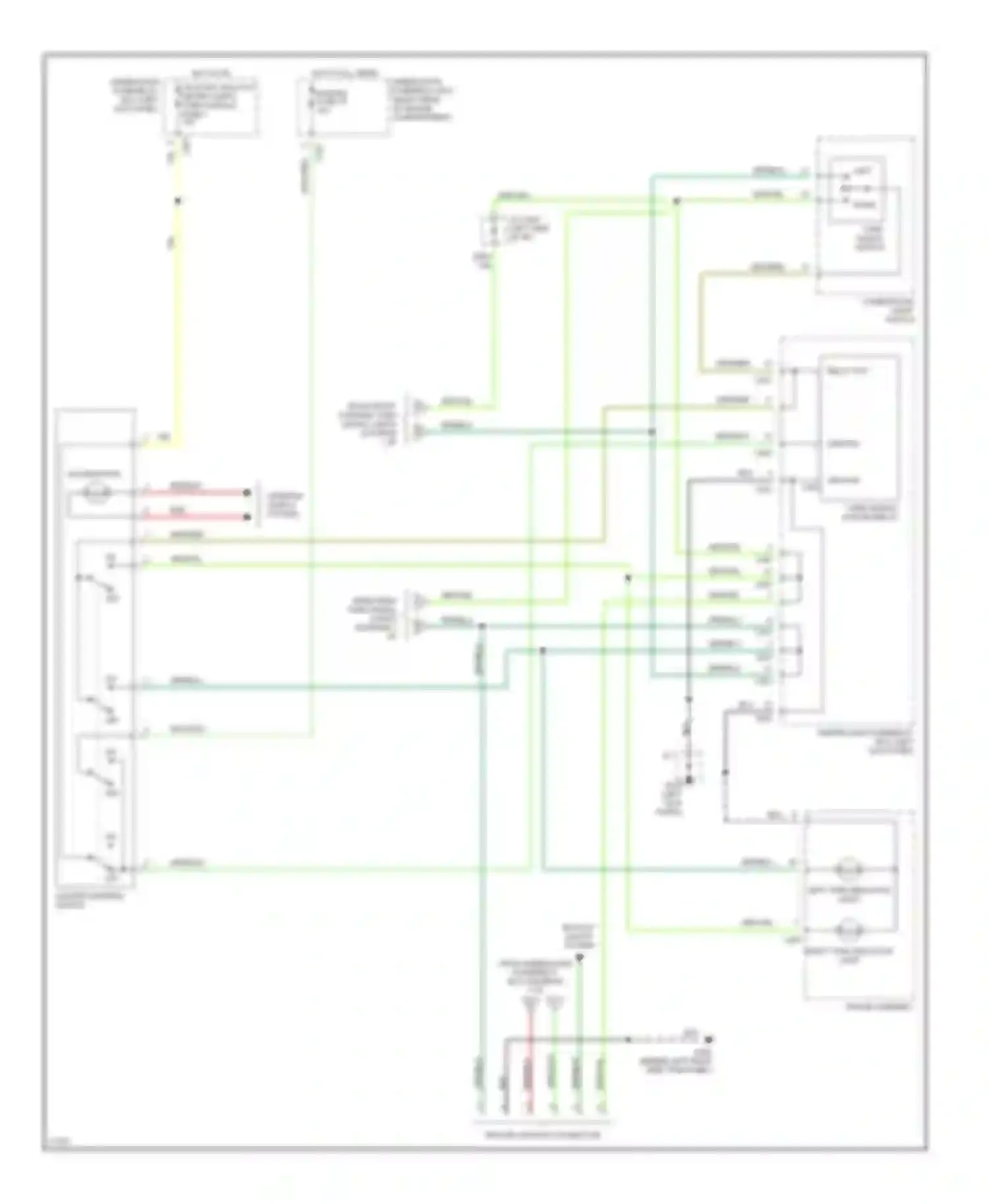 Oasis Isuzu I (1995-1999): Exterior lamps circuit (2 of 2)