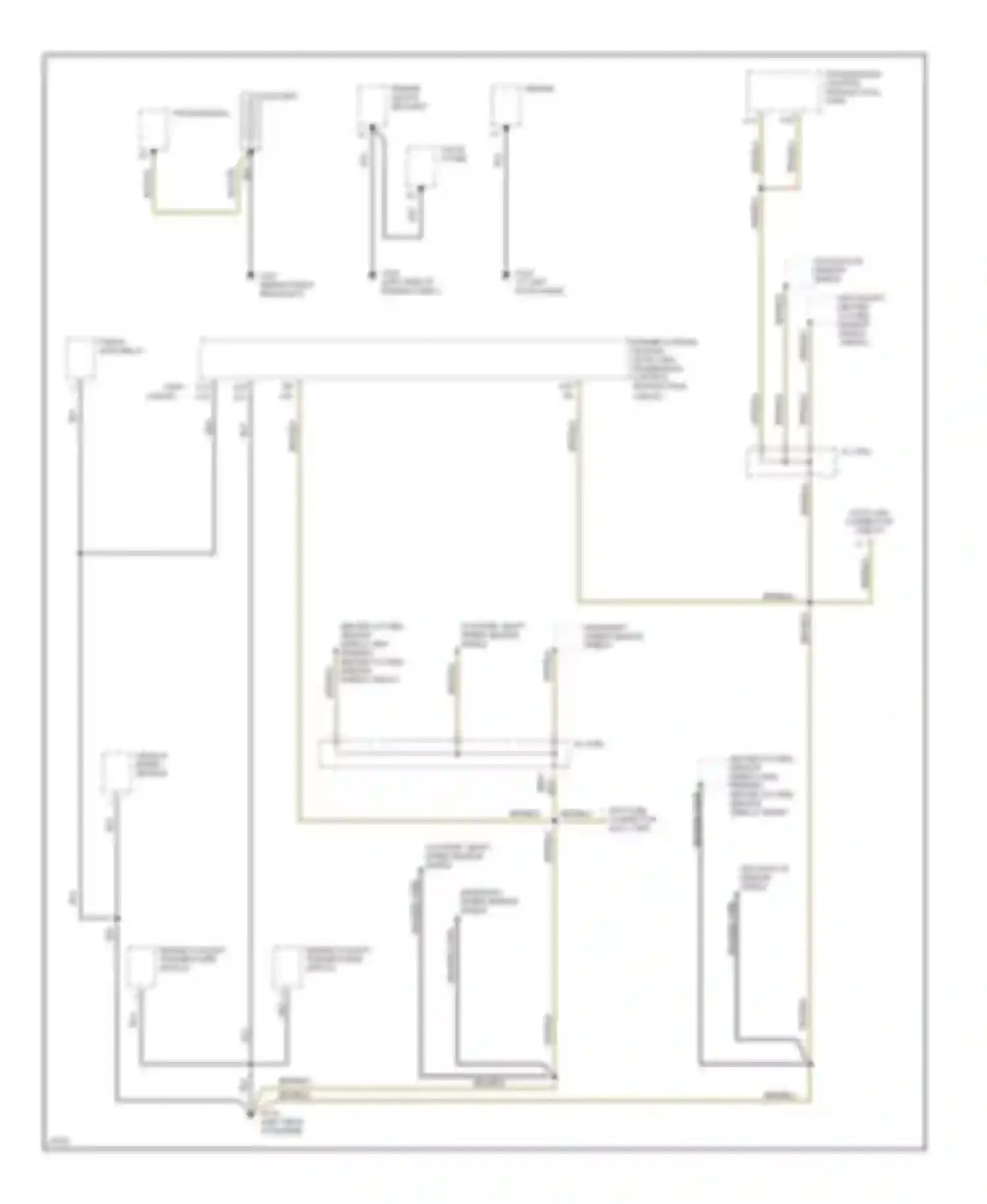 Oasis Isuzu I (1995-1999): Ground distribution circuit (1 of 3)