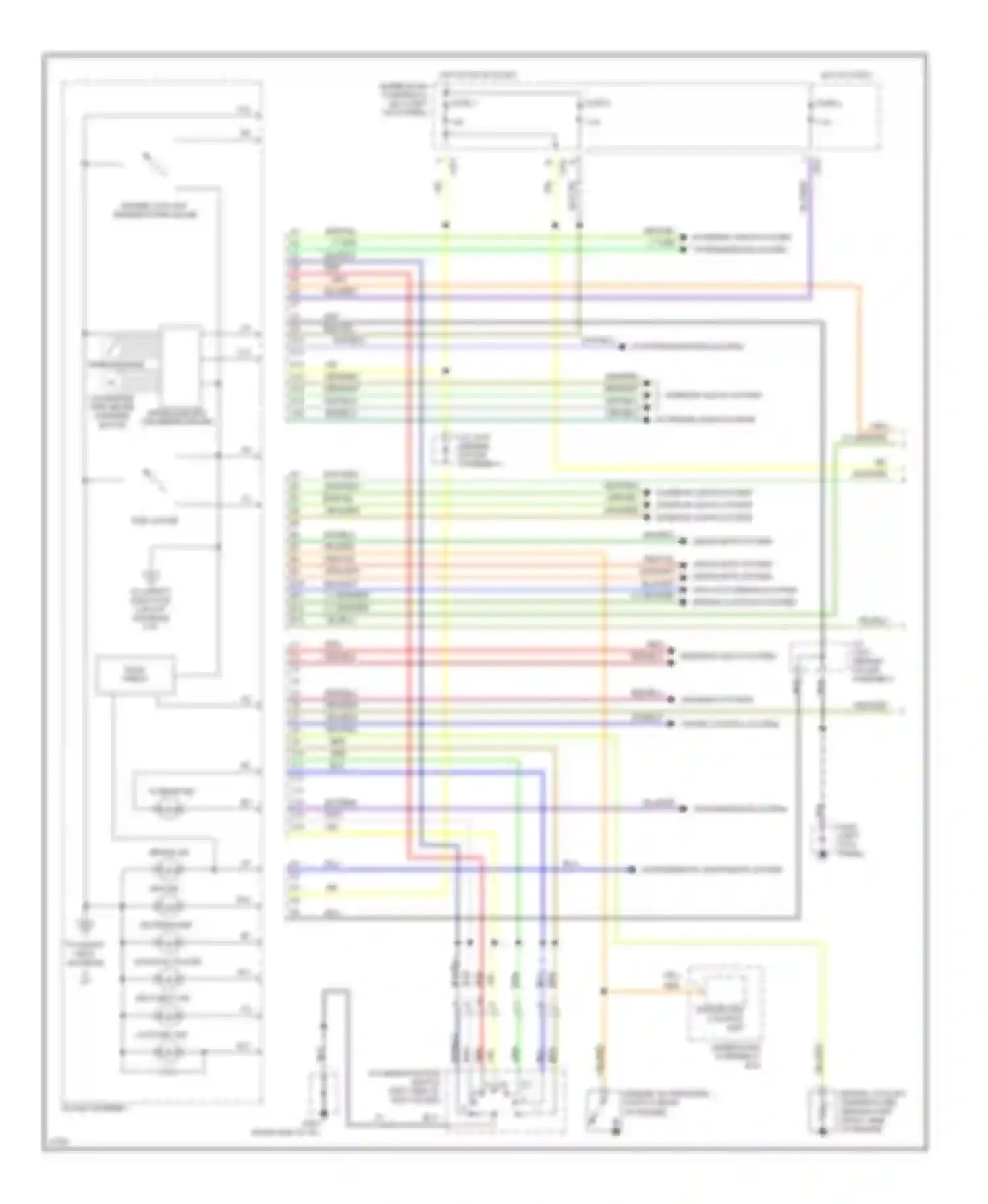 Oasis Isuzu I (1995-1999): Instrument cluster circuit (1 of 2)