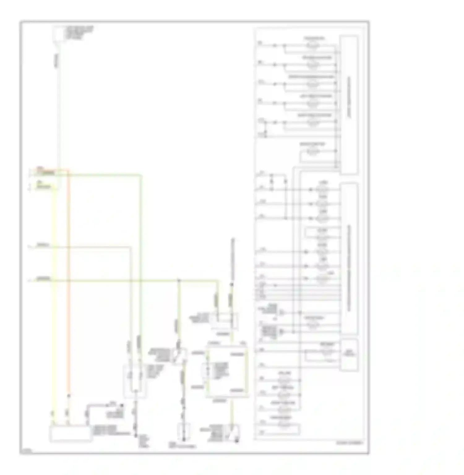 Oasis Isuzu I (1995-1999): Instrument cluster circuit (2 of 2)