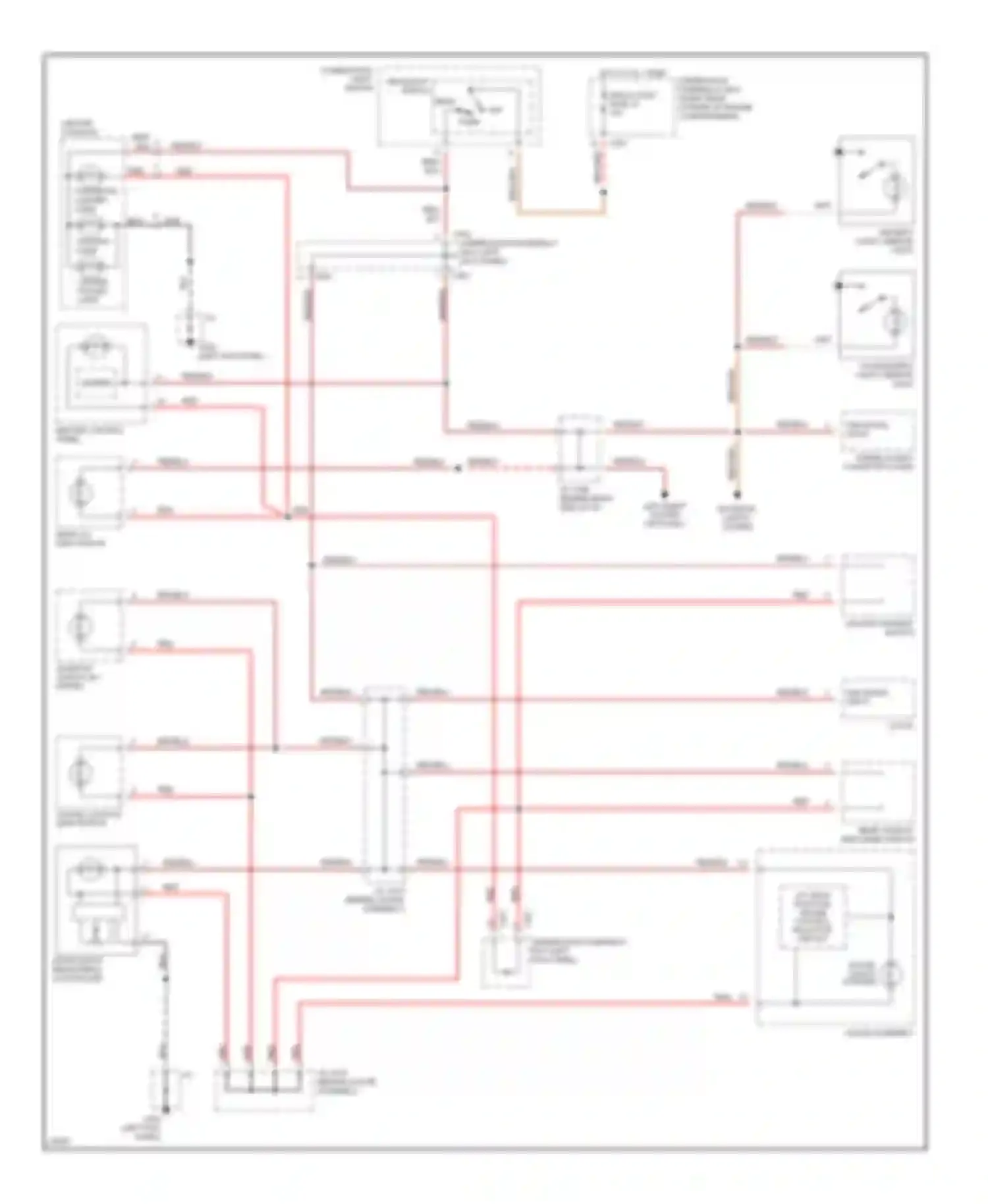 Oasis Isuzu I (1995-1999): Instrument illumination circuit