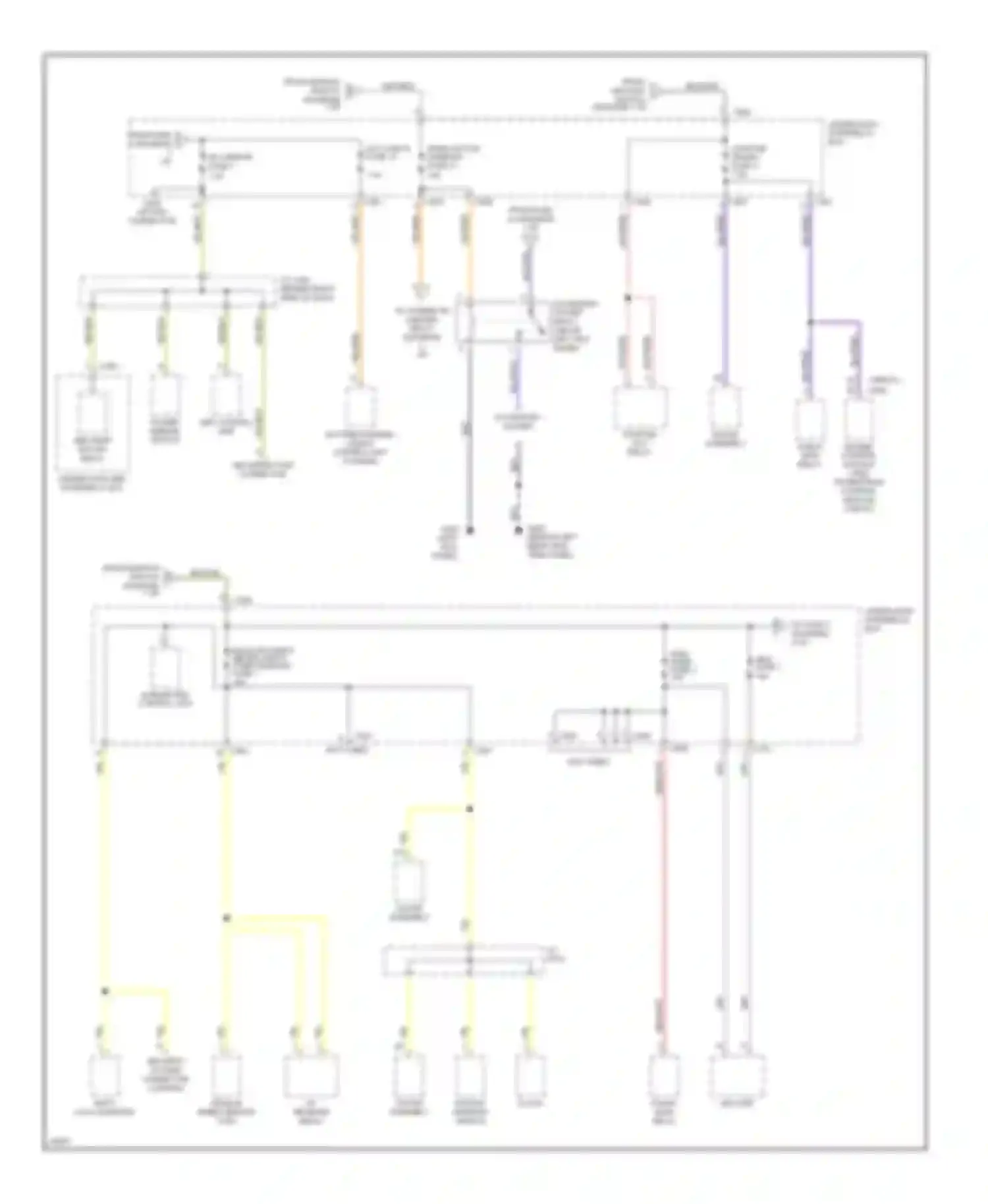 Oasis Isuzu I (1995-1999): Power distribution circuit (3 of 4)