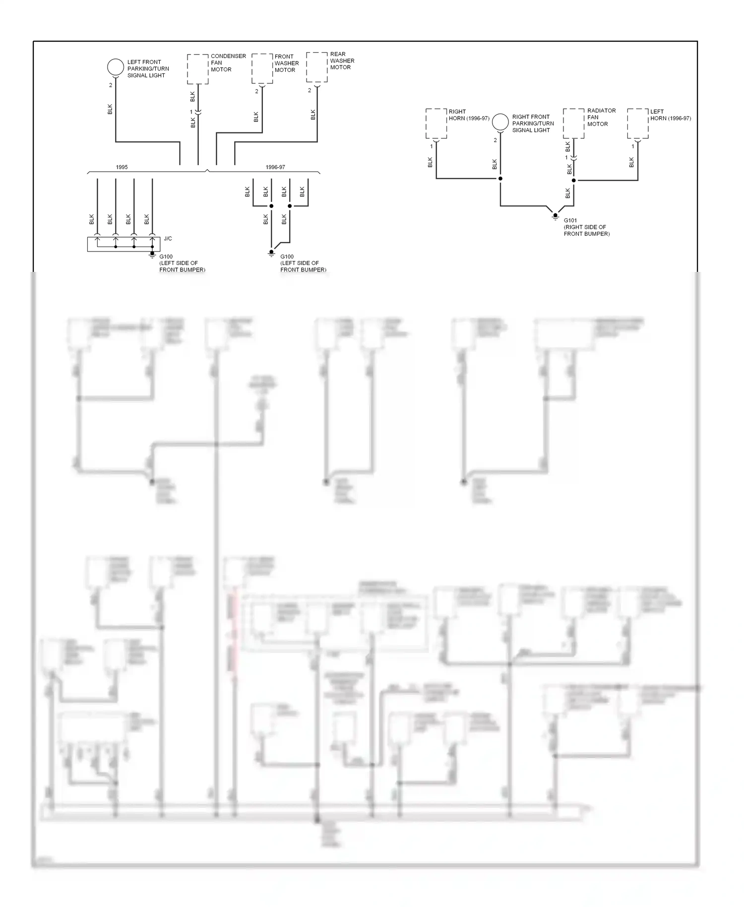 Wiring diagram blk for Isuzu Oasis I (1995-1999) (15 of 44)