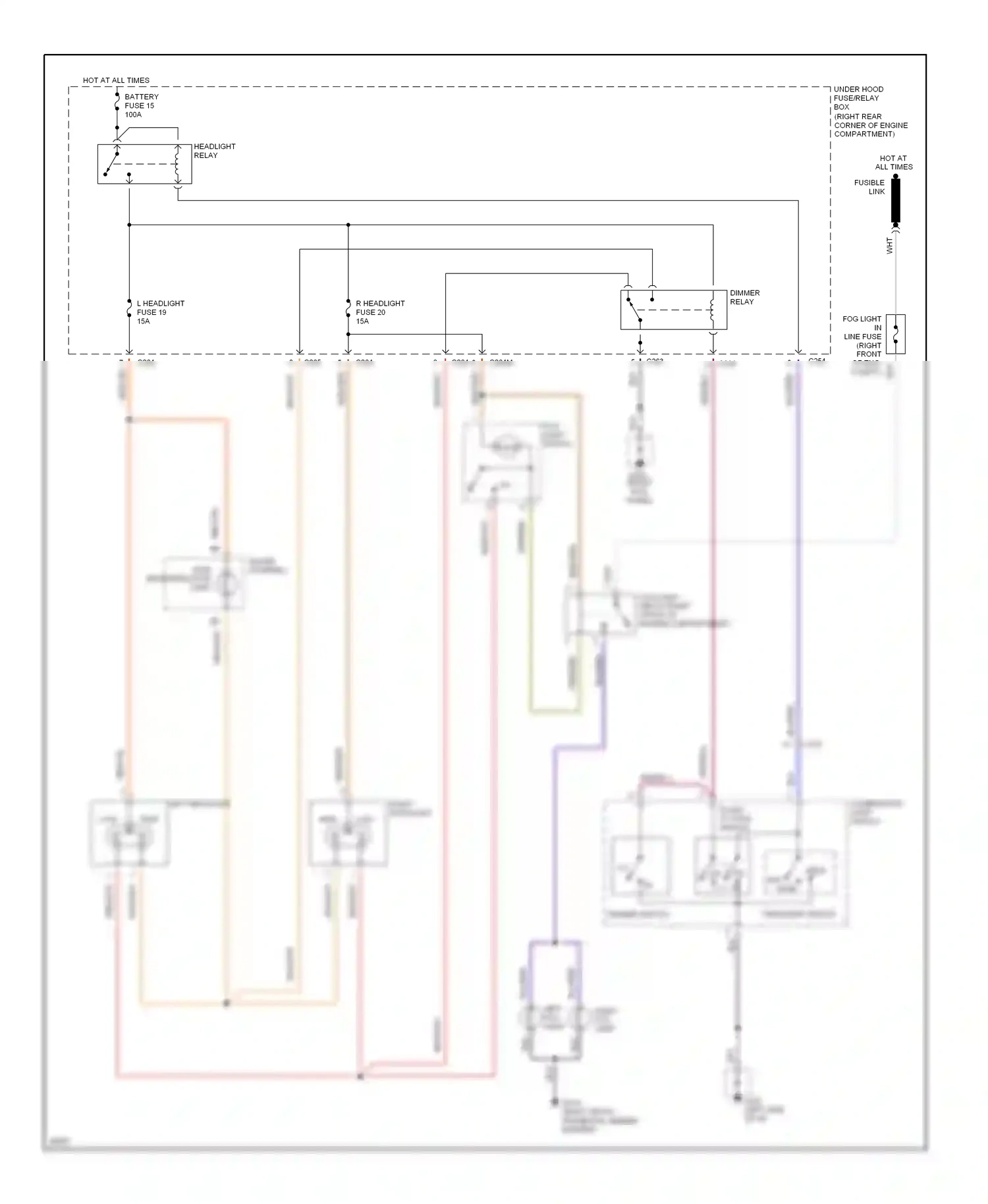 Wiring diagram blu for Isuzu Oasis I (1995-1999) (12 of 23)