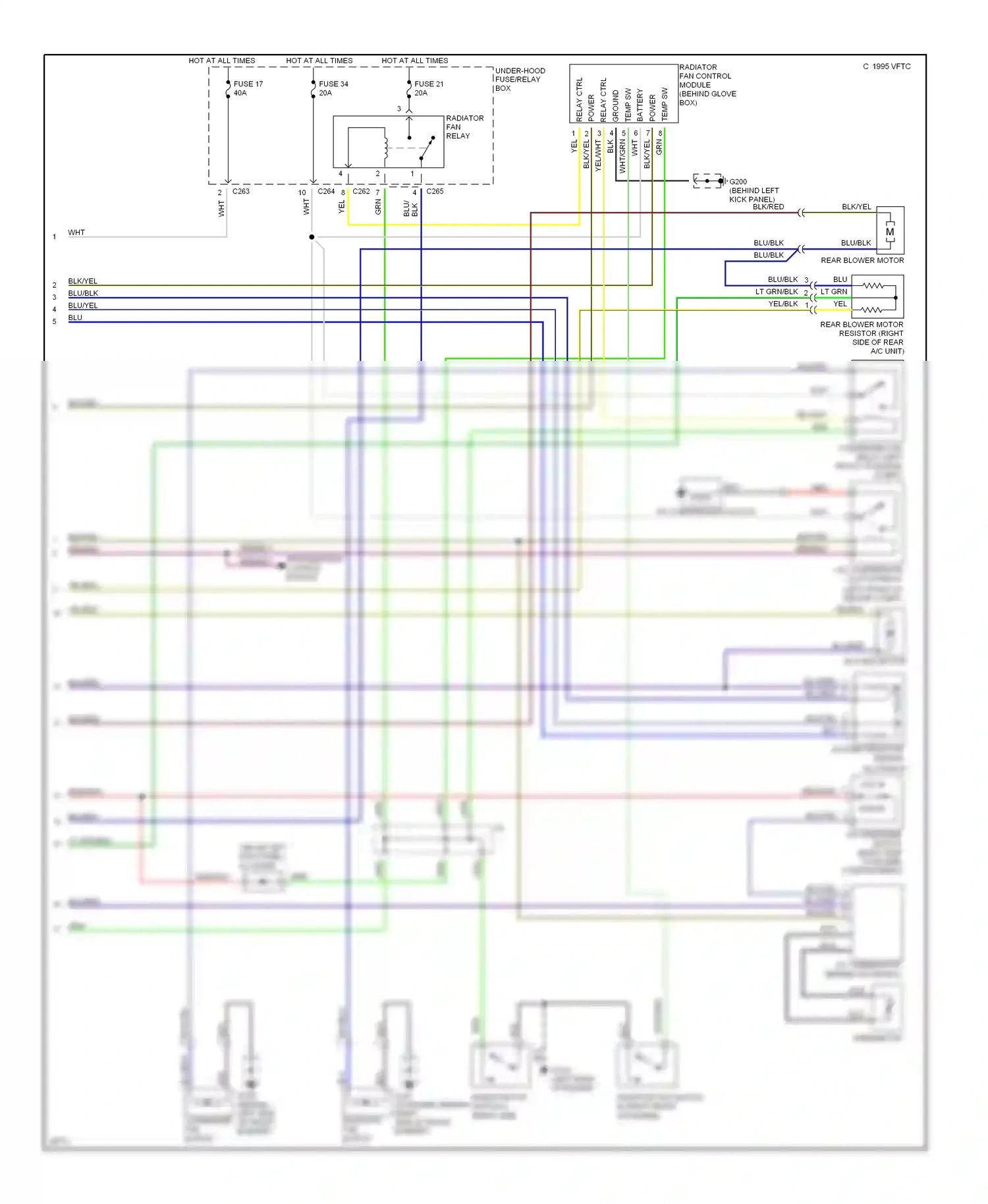 Wiring diagram nca for Isuzu Oasis I (1995-1999) (1 of 7)