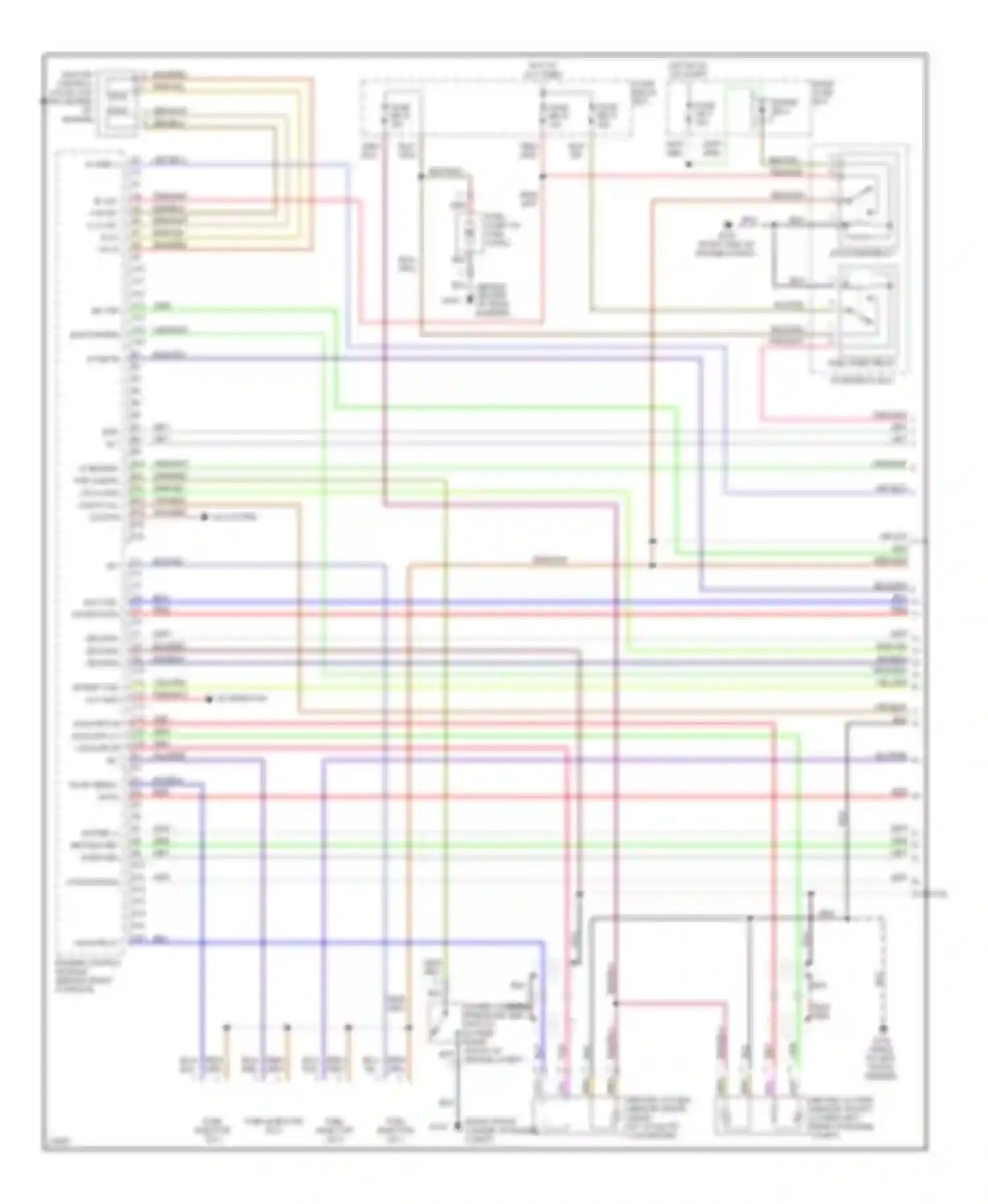 Rodeo Isuzu I (1989-1998): Wiring diagram engine performance 2.6ls (1 of 3)