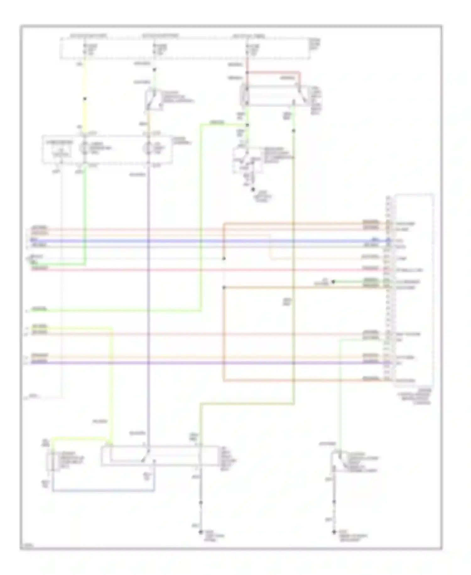 Rodeo Isuzu I (1989-1998): Wiring diagram engine performance 2.6ls (3 of 3)