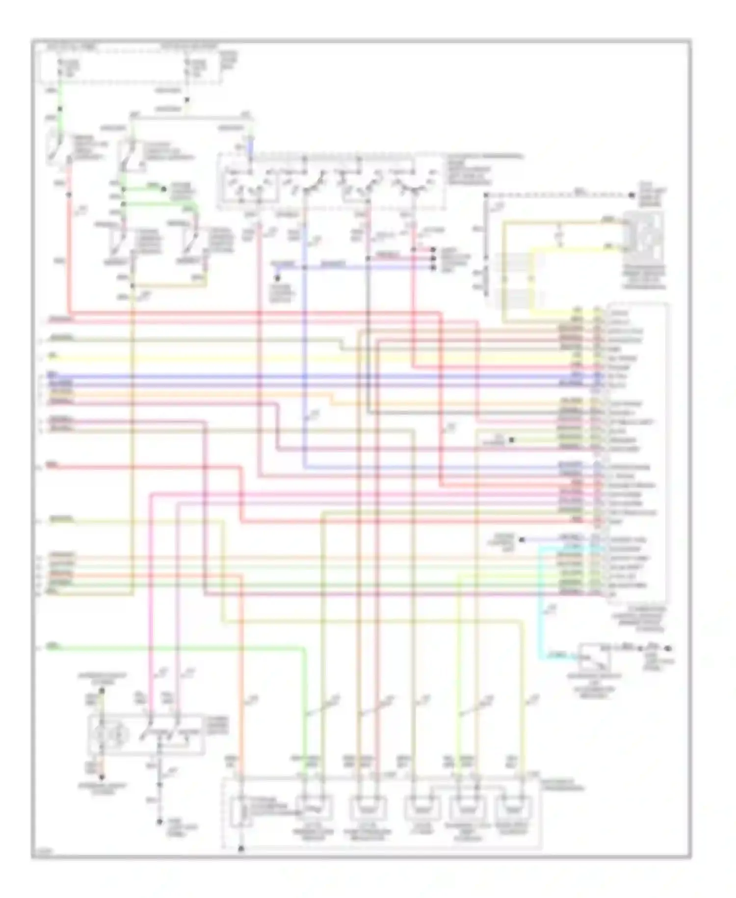 Rodeo Isuzu I (1989-1998): Wiring diagram engine performance 3.2ls (4 of 4)