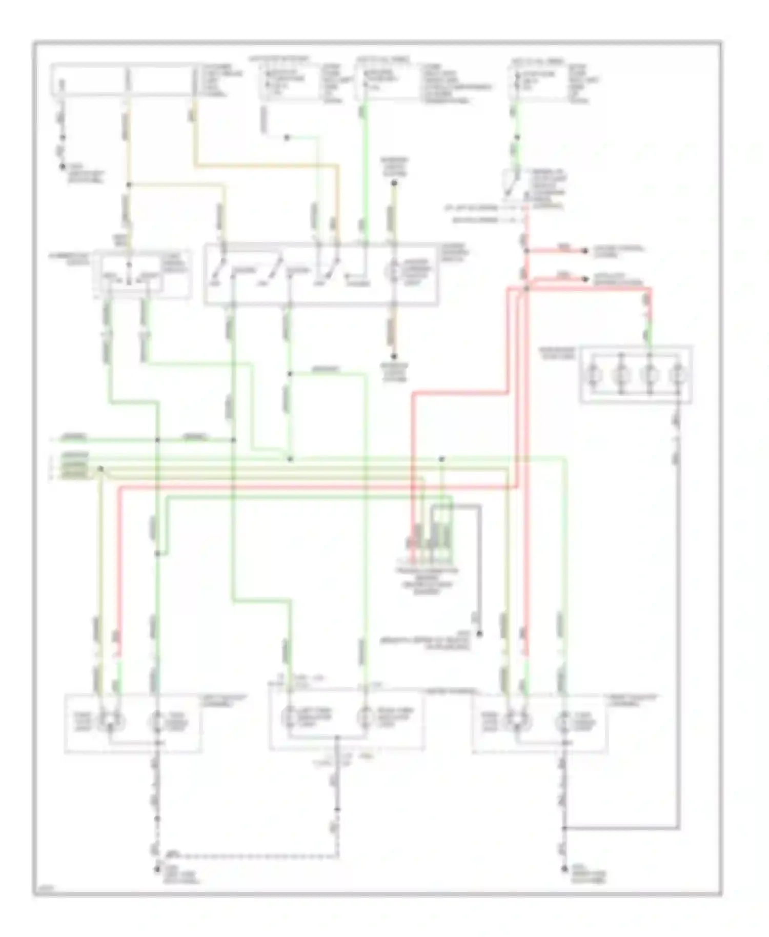 Rodeo Isuzu I (1989-1998): Exterior lamps circuit (2 of 2)