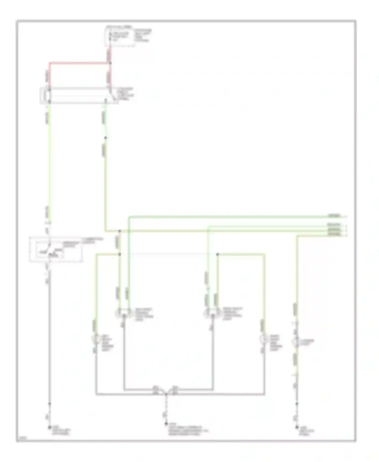 Wiring diagram headlight switch for Isuzu Rodeo I (1989-1998) (1 of 3)