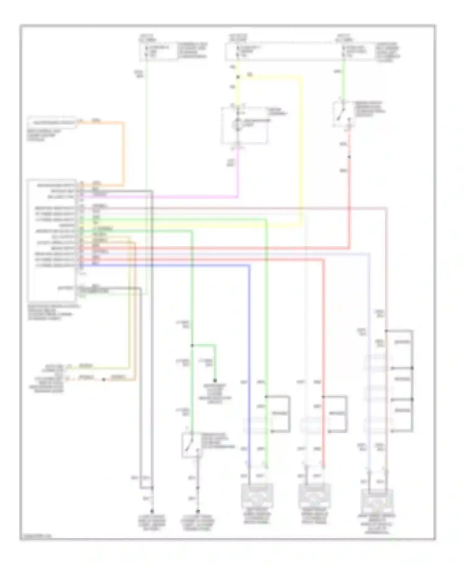 Rodeo Isuzu II (1998-2004): Anti-lock brake circuits
