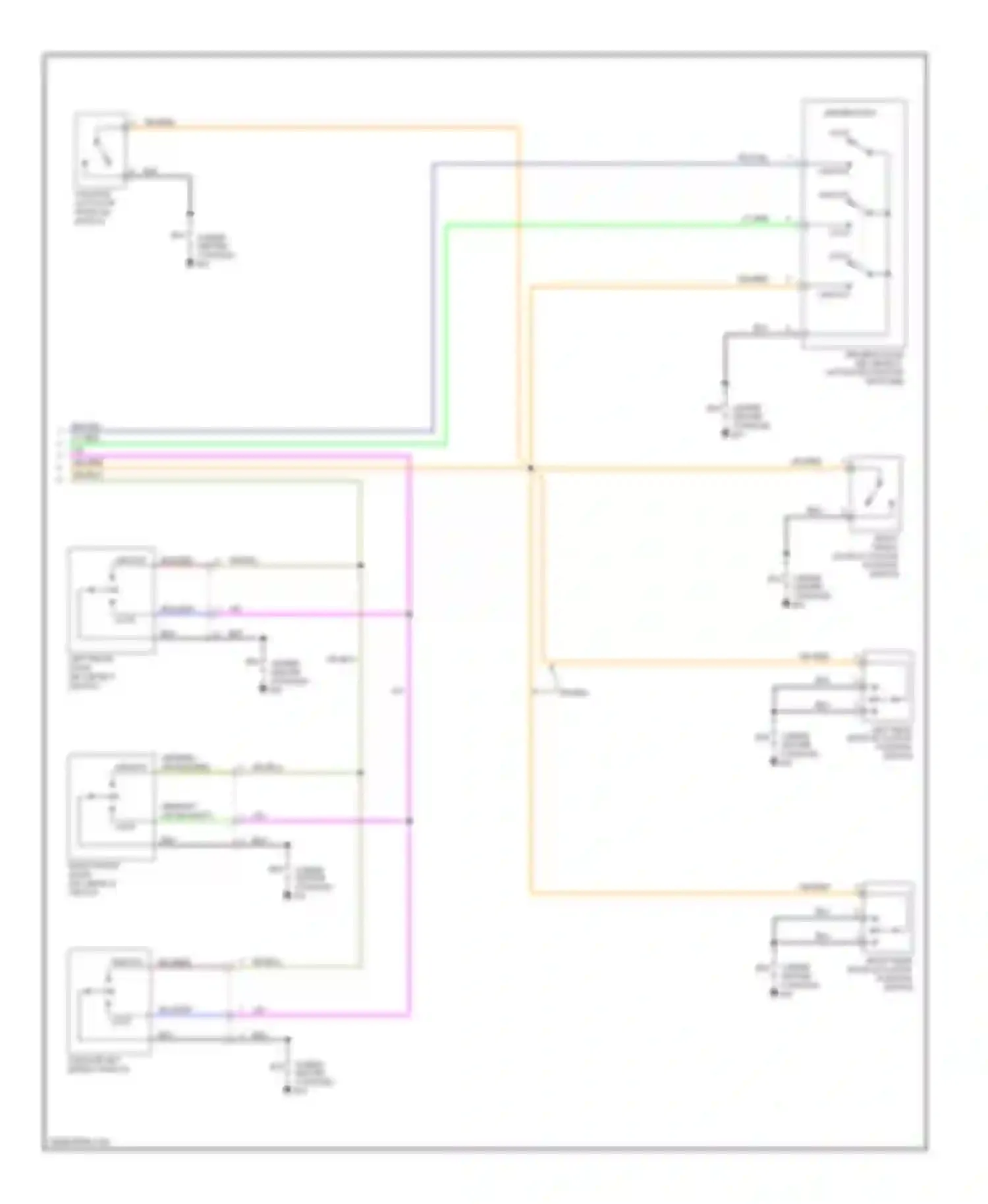Rodeo Isuzu II (1998-2004): Anti-theft circuit (2 of 2)