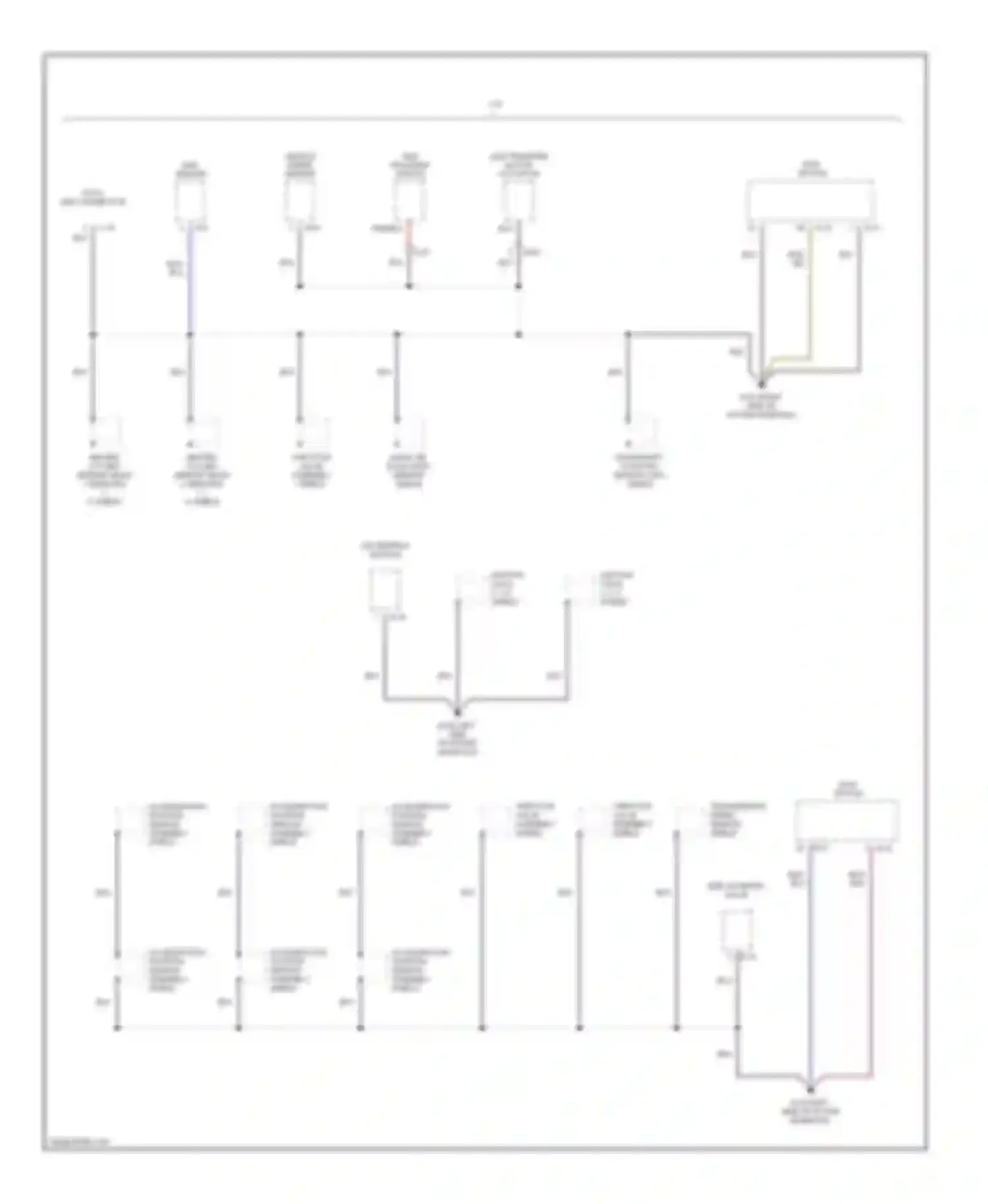 Rodeo Isuzu II (1998-2004): Ground distribution circuit (2 of 4)