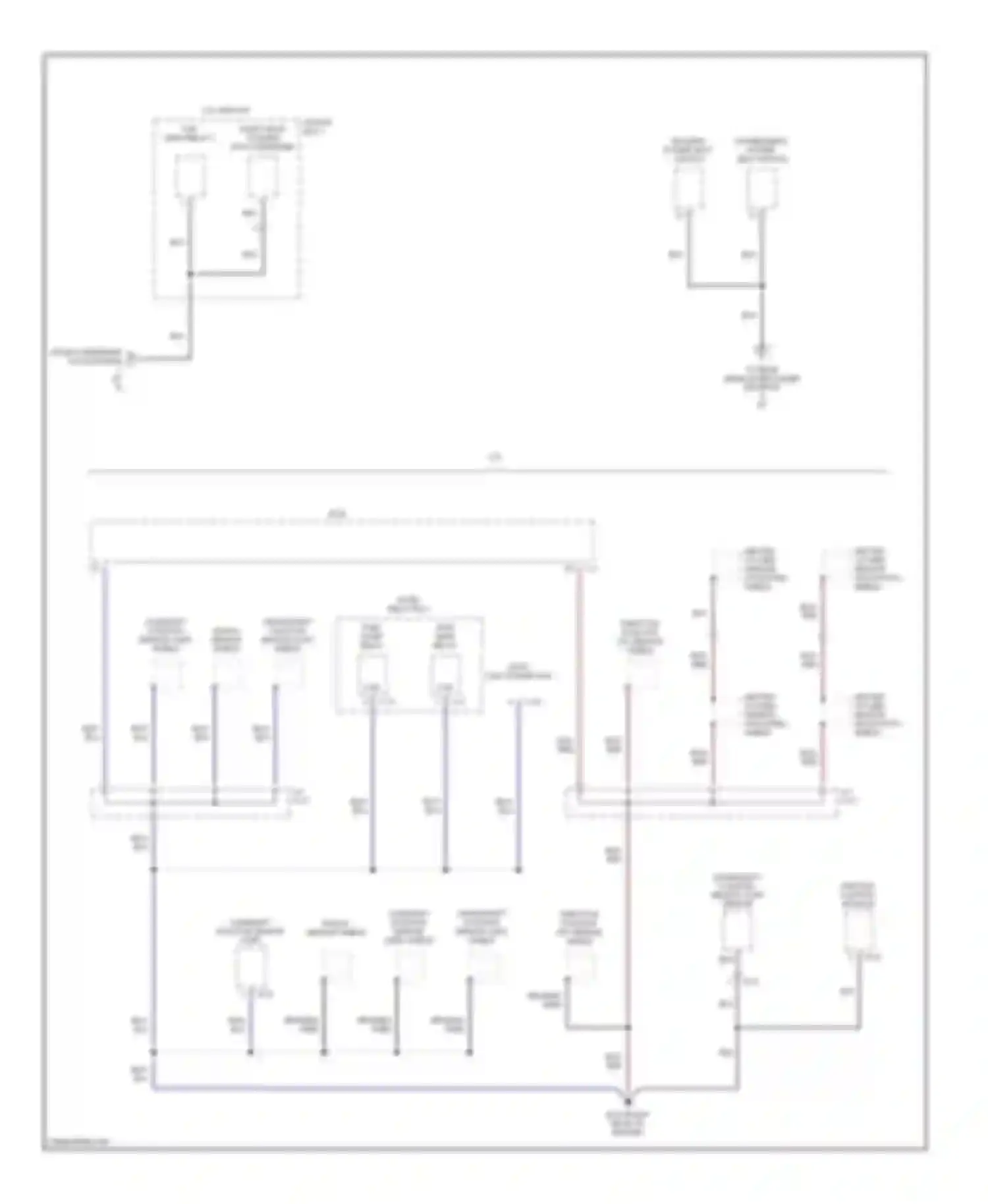 Rodeo Isuzu II (1998-2004): Ground distribution circuit (3 of 4)