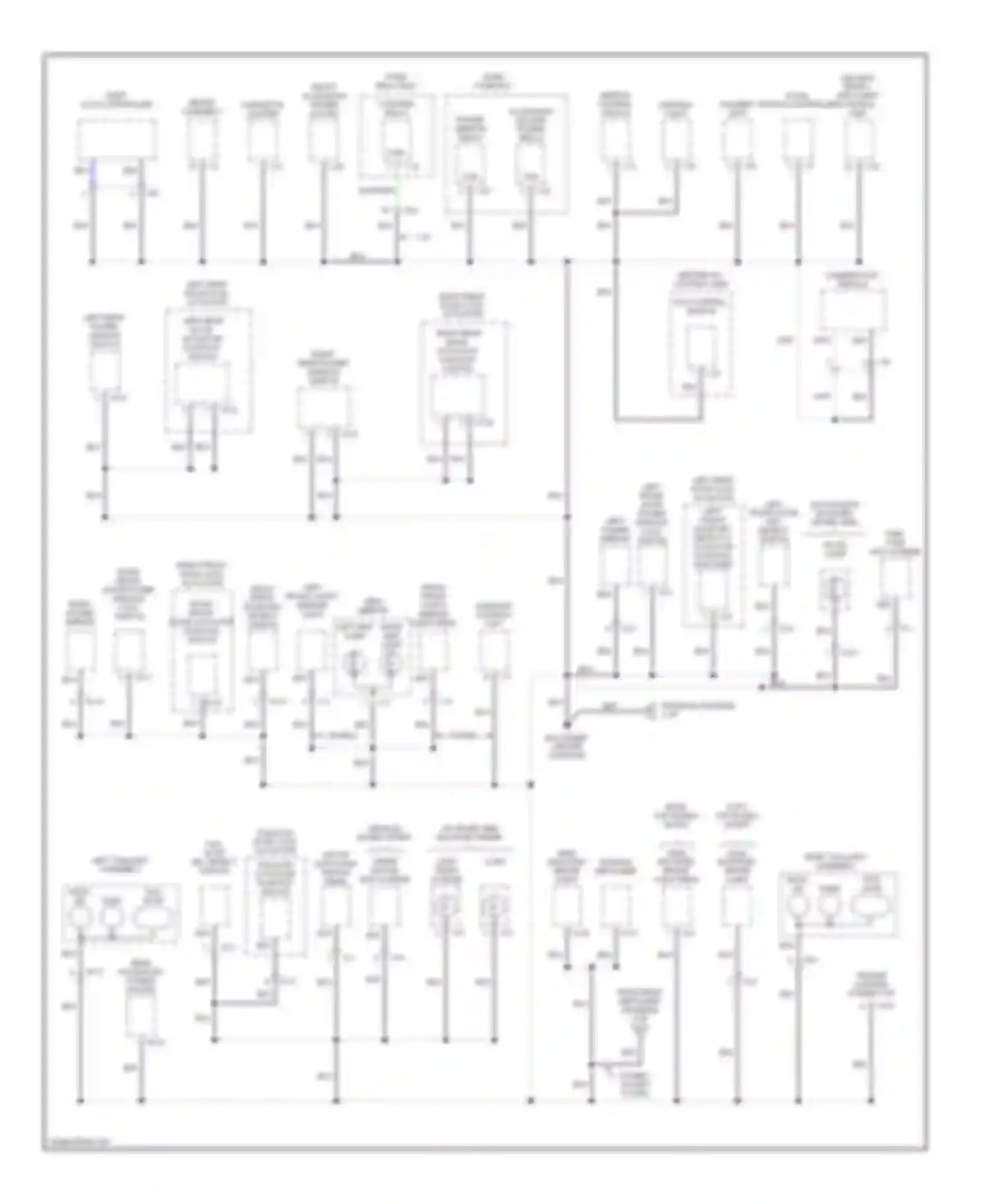Rodeo Isuzu II (1998-2004): Ground distribution circuit (4 of 4)