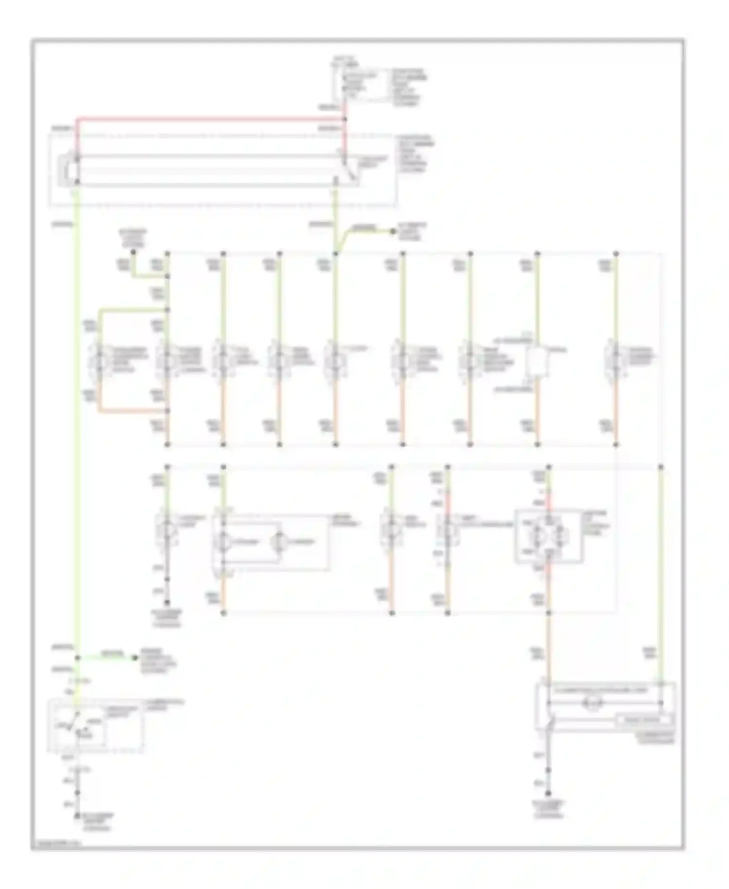 Rodeo Isuzu II (1998-2004): Instrument illumination circuit