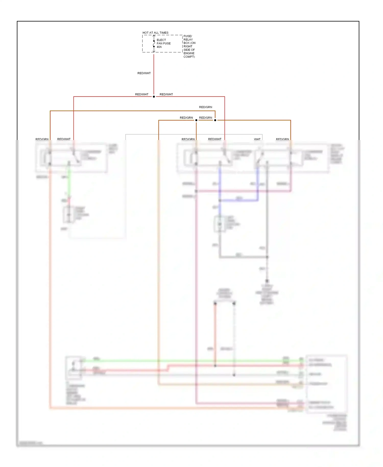 Wiring diagram a/c press sw reference for Isuzu Rodeo II (1998-2004) (1 of 2)