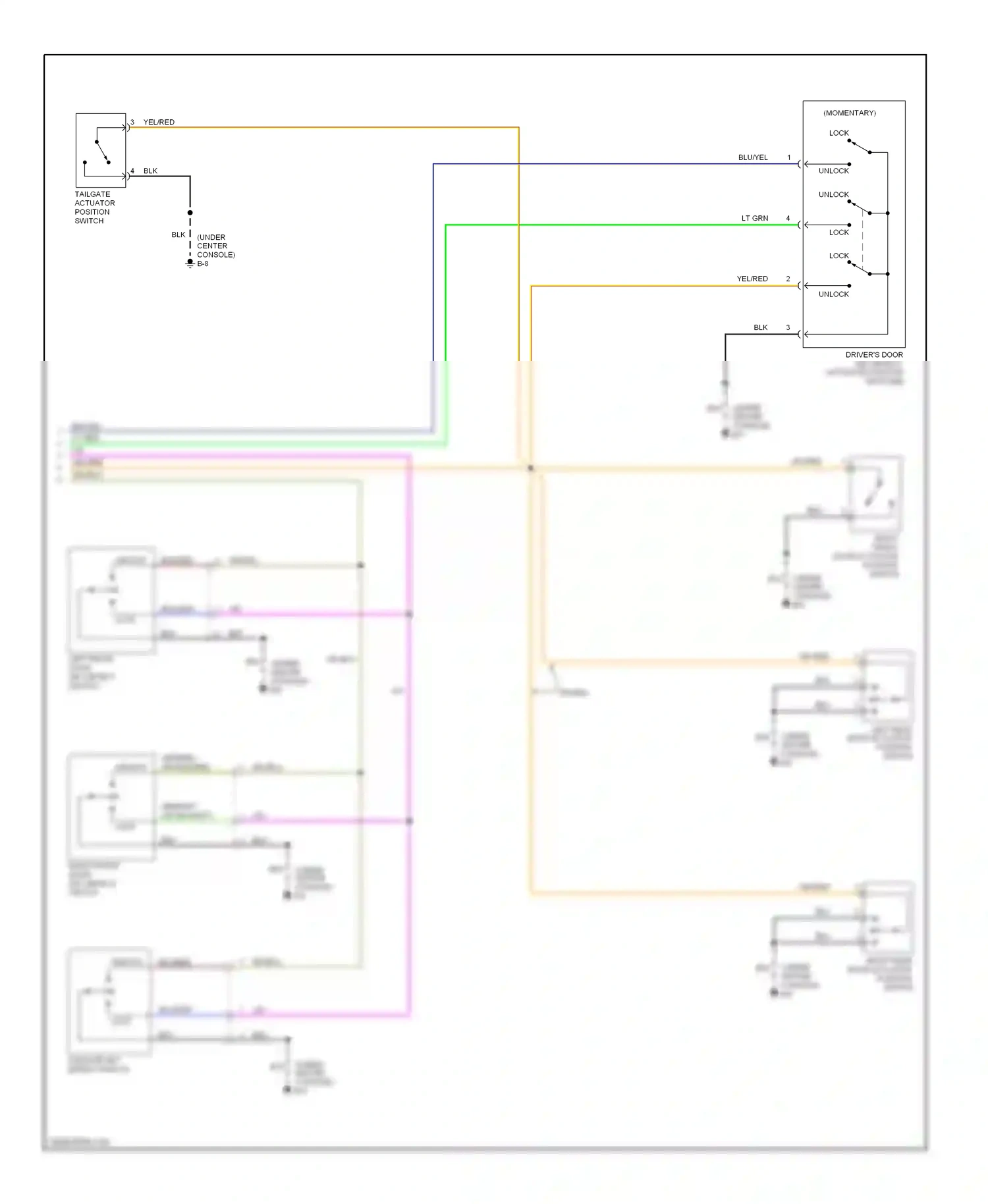 Wiring diagram blk for Isuzu Rodeo II (1998-2004) (16 of 64)