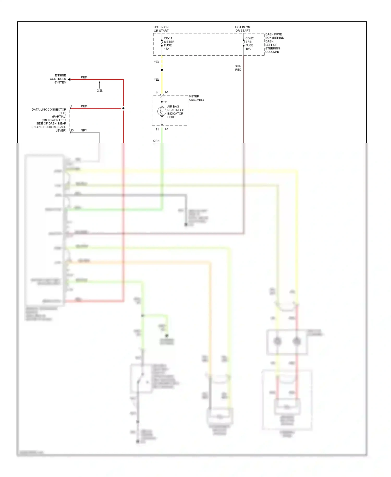 Wiring diagram blk for Isuzu Rodeo II (1998-2004) (60 of 64)