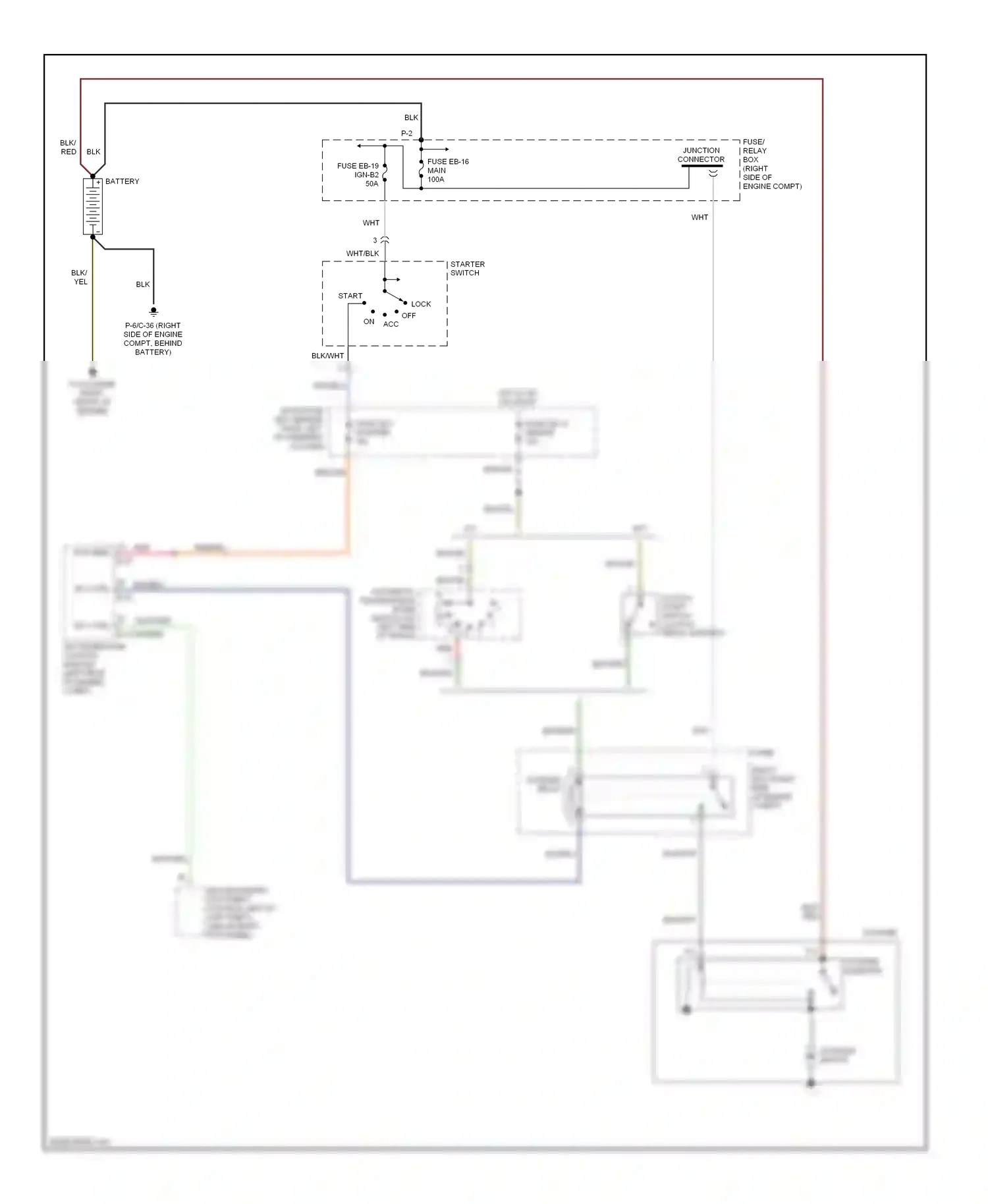 Wiring diagram blk/blu for Isuzu Rodeo II (1998-2004) (13 of 15)