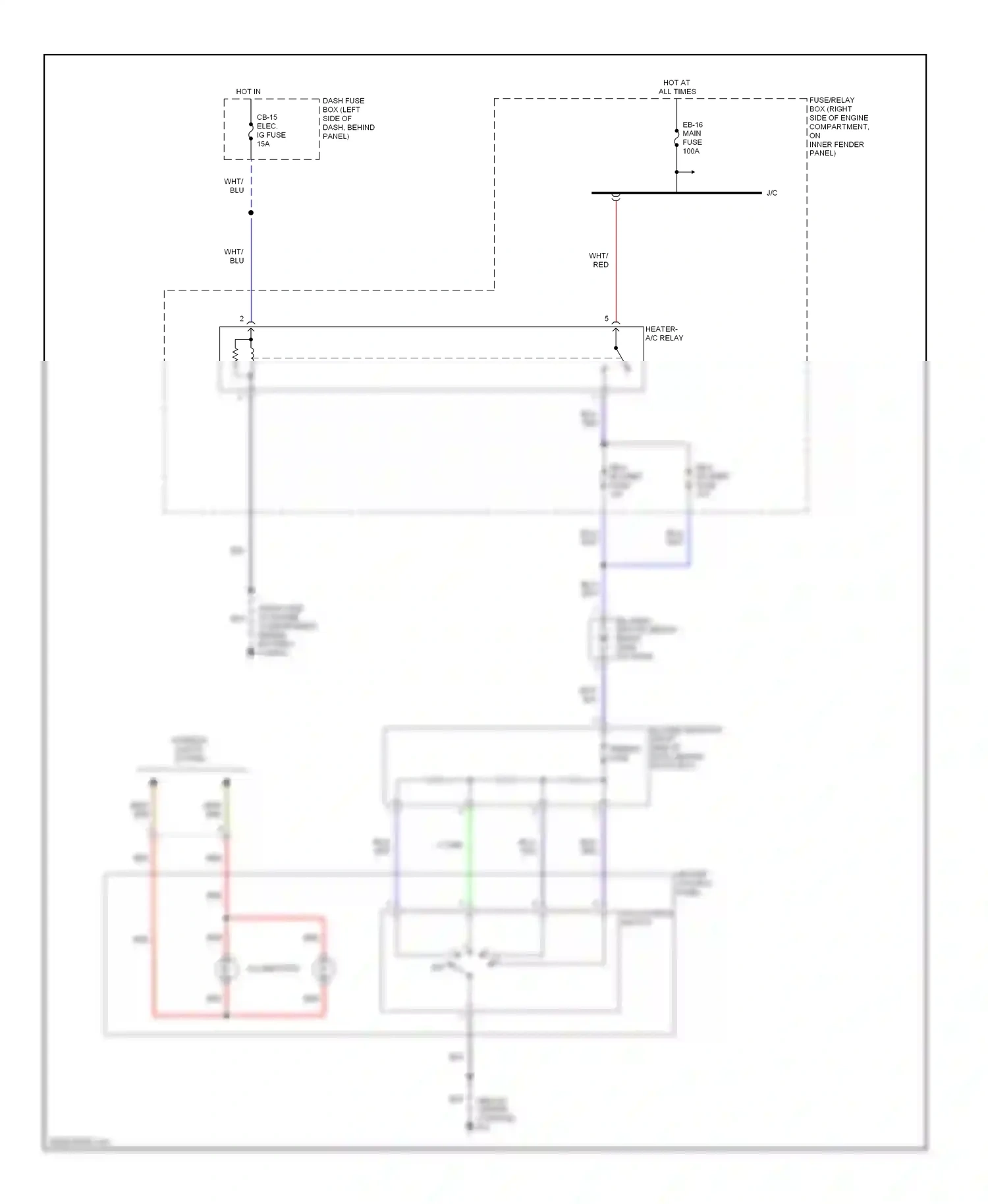 Wiring diagram blu for Isuzu Rodeo II (1998-2004) (9 of 48)