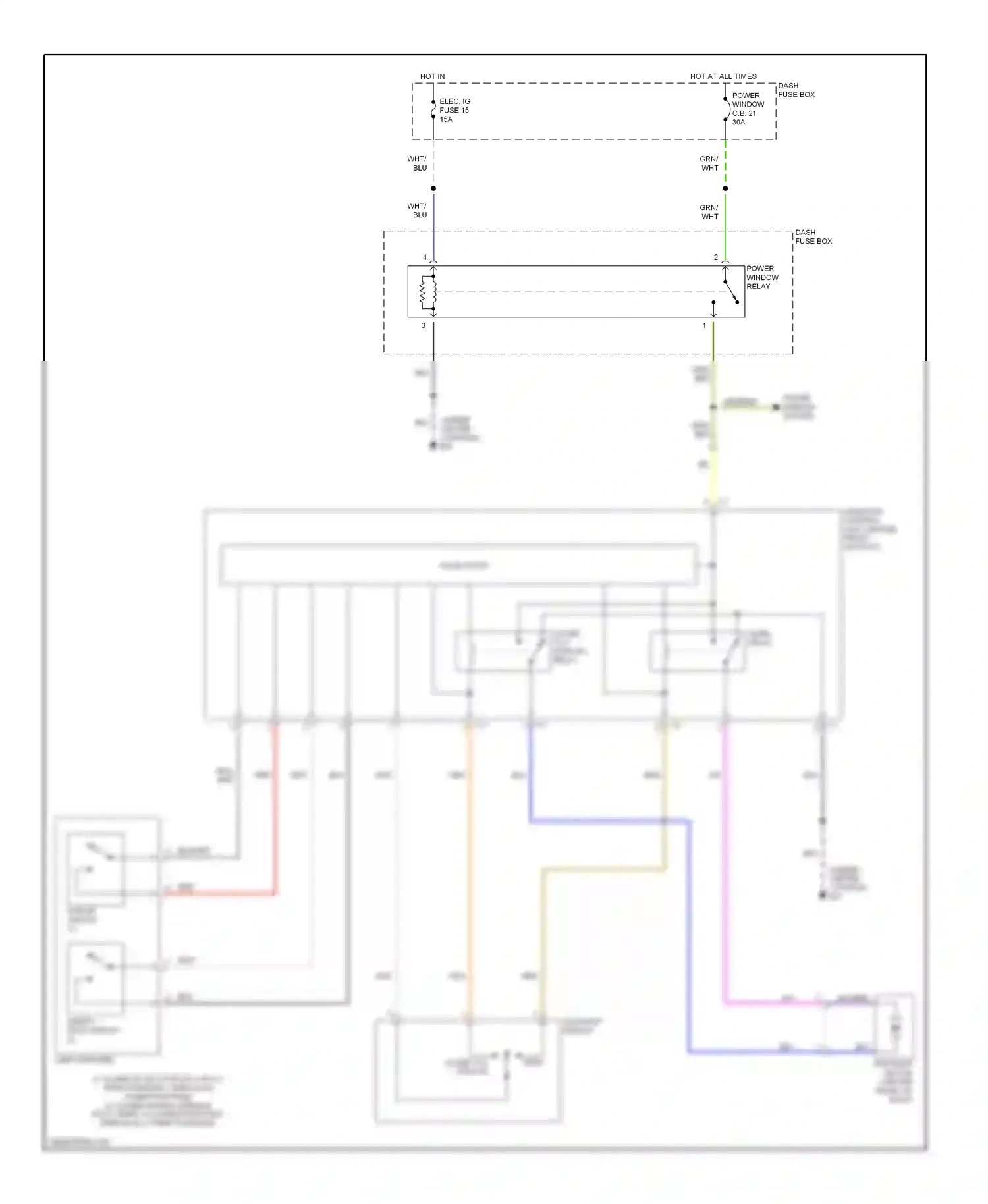 Wiring diagram brn for Isuzu Rodeo II (1998-2004) (15 of 23)