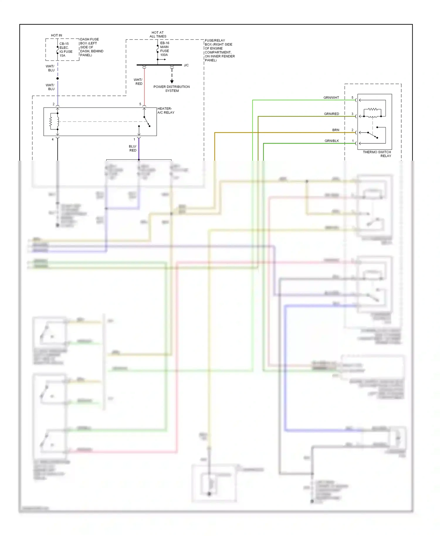 Wiring diagram brn/yel for Isuzu Rodeo II (1998-2004) (5 of 9)
