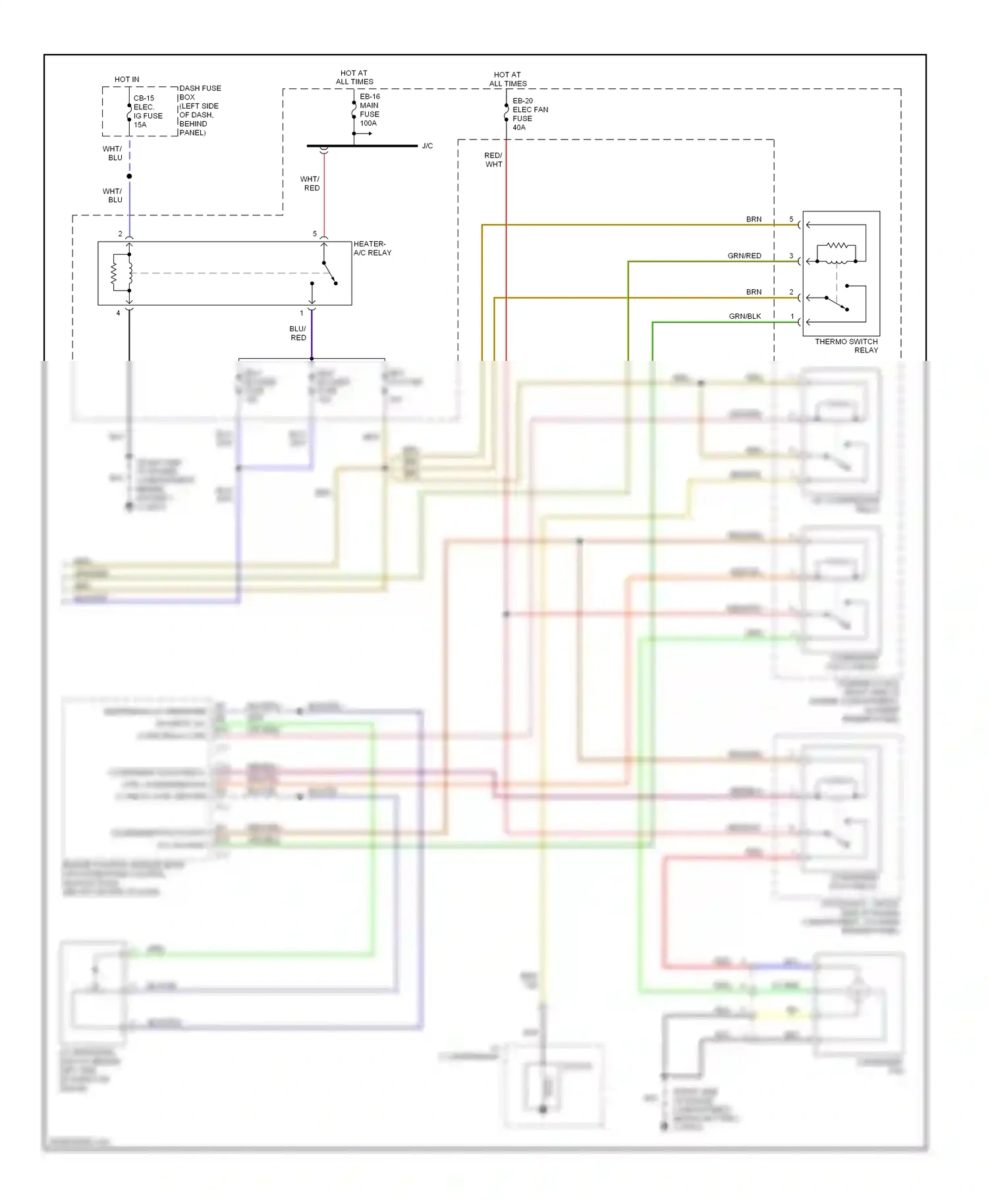 Wiring diagram c-3 for Isuzu Rodeo II (1998-2004) (2 of 2)