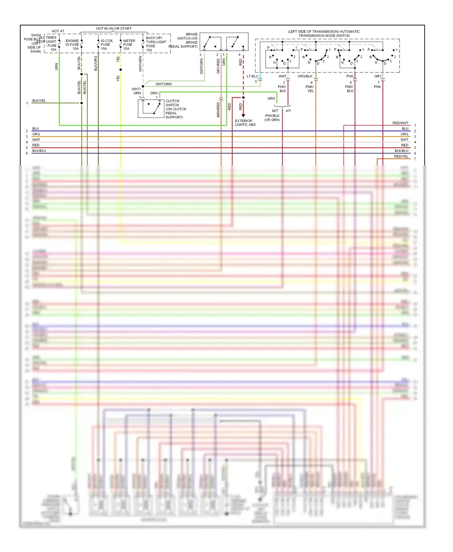 Wiring diagram coil 1 ctrl for Isuzu Rodeo II (1998-2004) (1 of 1)