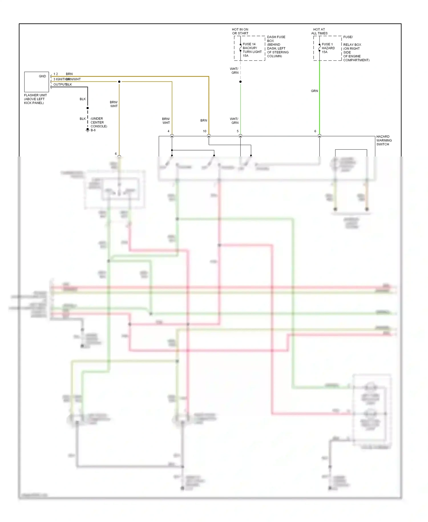 Wiring diagram grn for Isuzu Rodeo II (1998-2004) (22 of 47)
