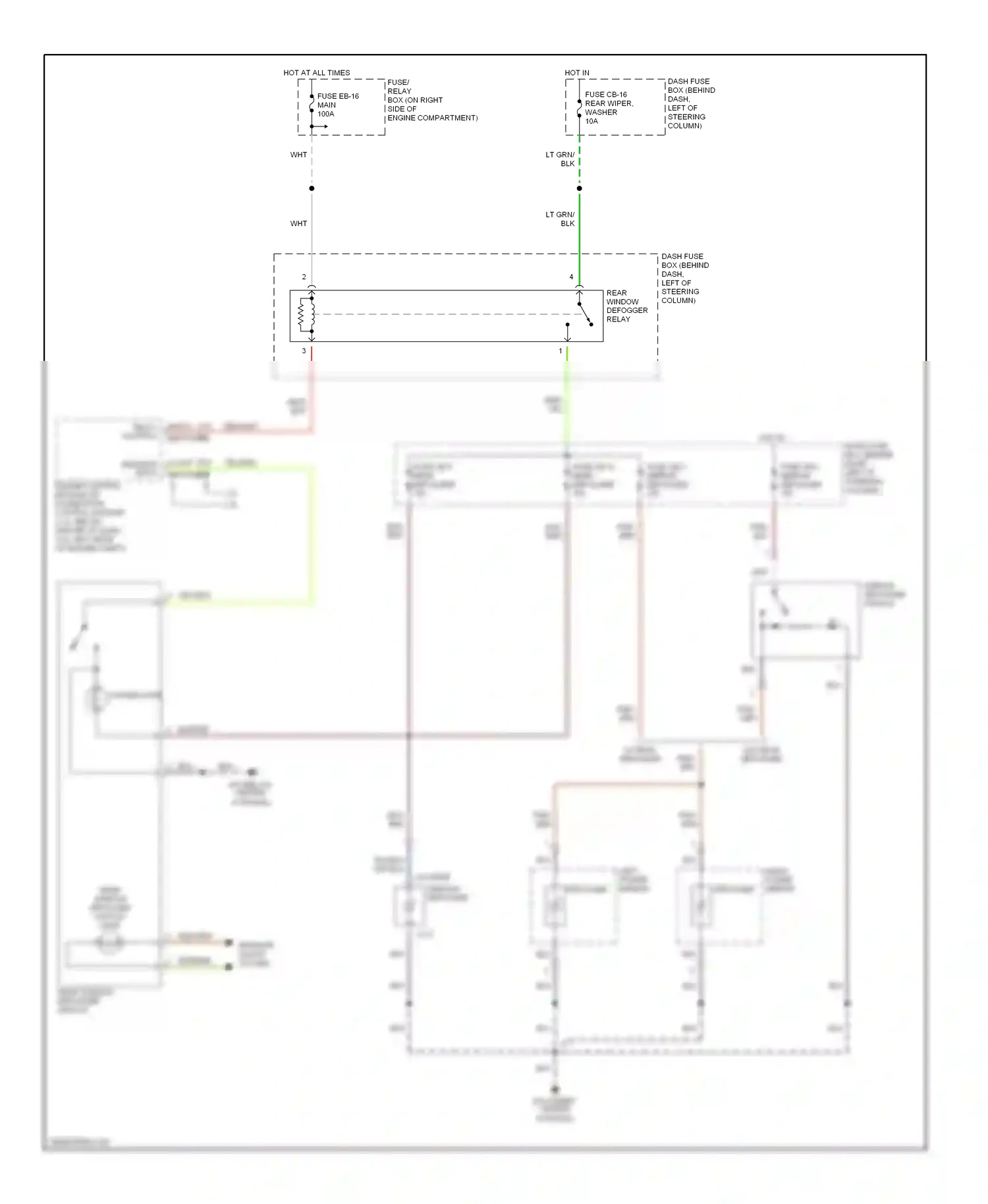 Wiring diagram grn for Isuzu Rodeo II (1998-2004) (37 of 47)