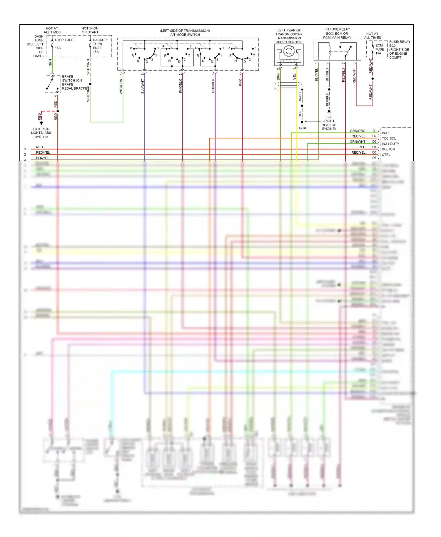 Wiring diagram grn for Isuzu Rodeo II (1998-2004) (19 of 47)