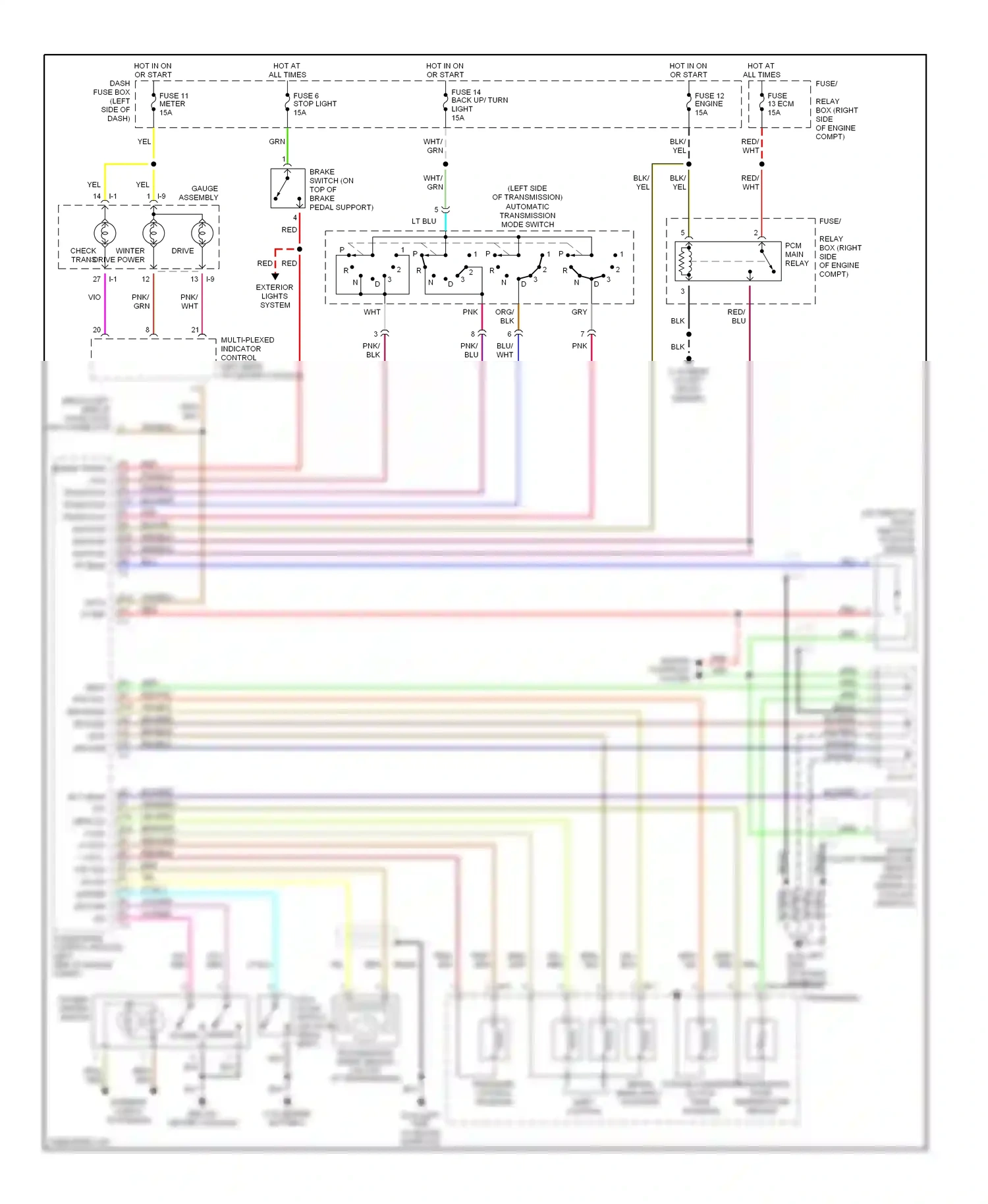 Wiring diagram org/ for Isuzu Rodeo II (1998-2004) (11 of 22)