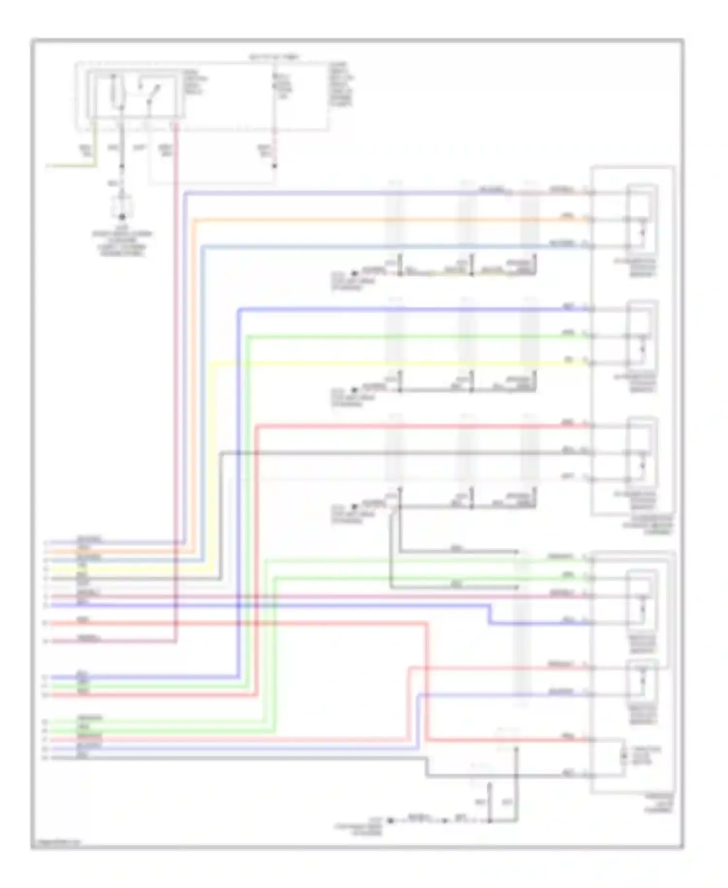 Trooper Isuzu II (1992-2002): Cruise control circuit (2 of 2)