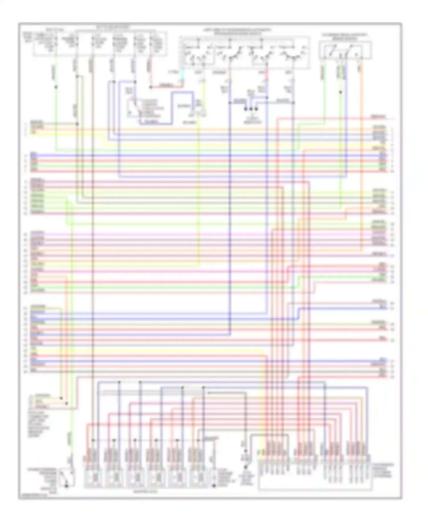 Trooper Isuzu II (1992-2002): Wiring diagram engine performance 3.5ls (2 of 4)
