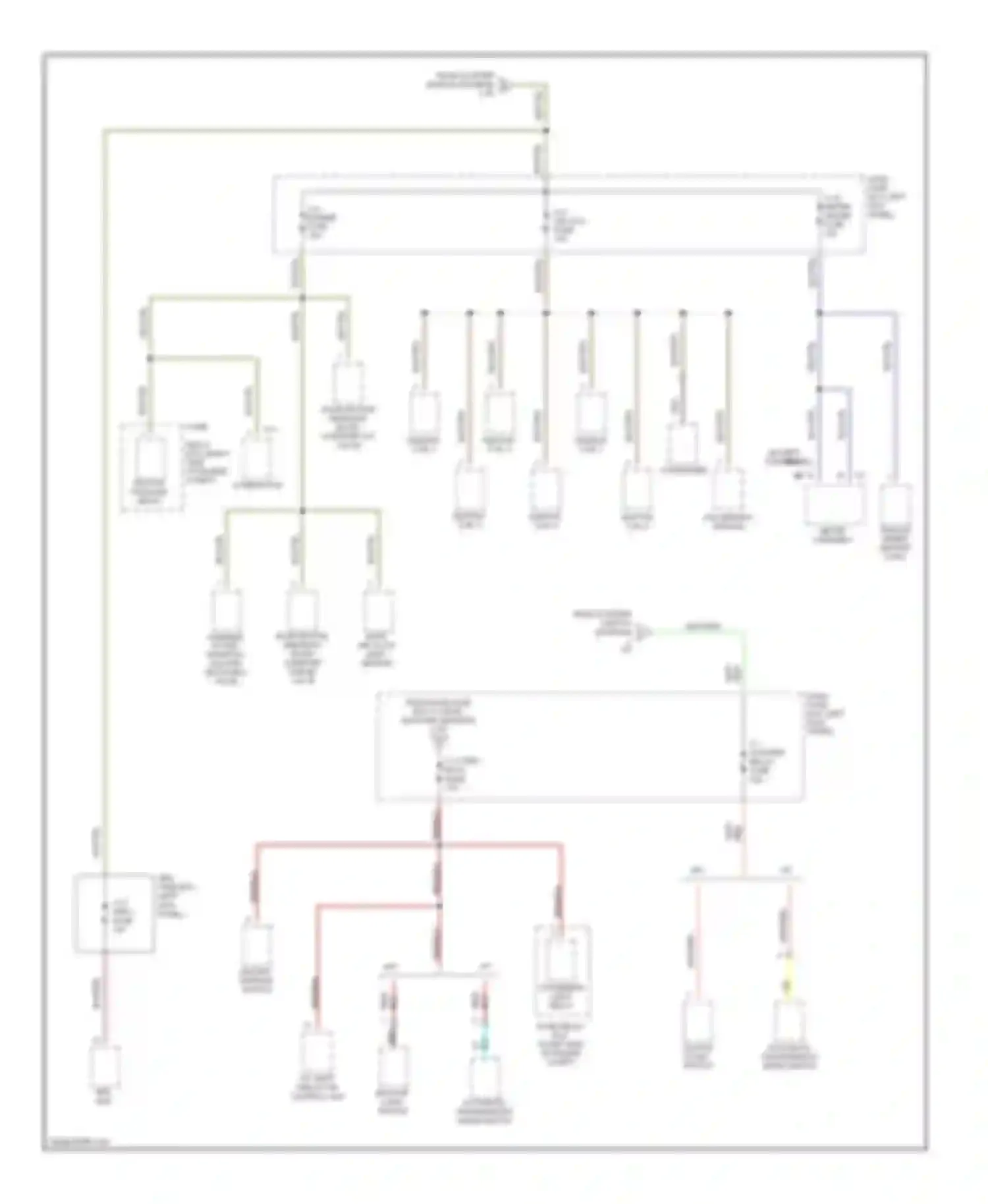 Trooper Isuzu II (1992-2002): Power distribution circuit (3 of 3)