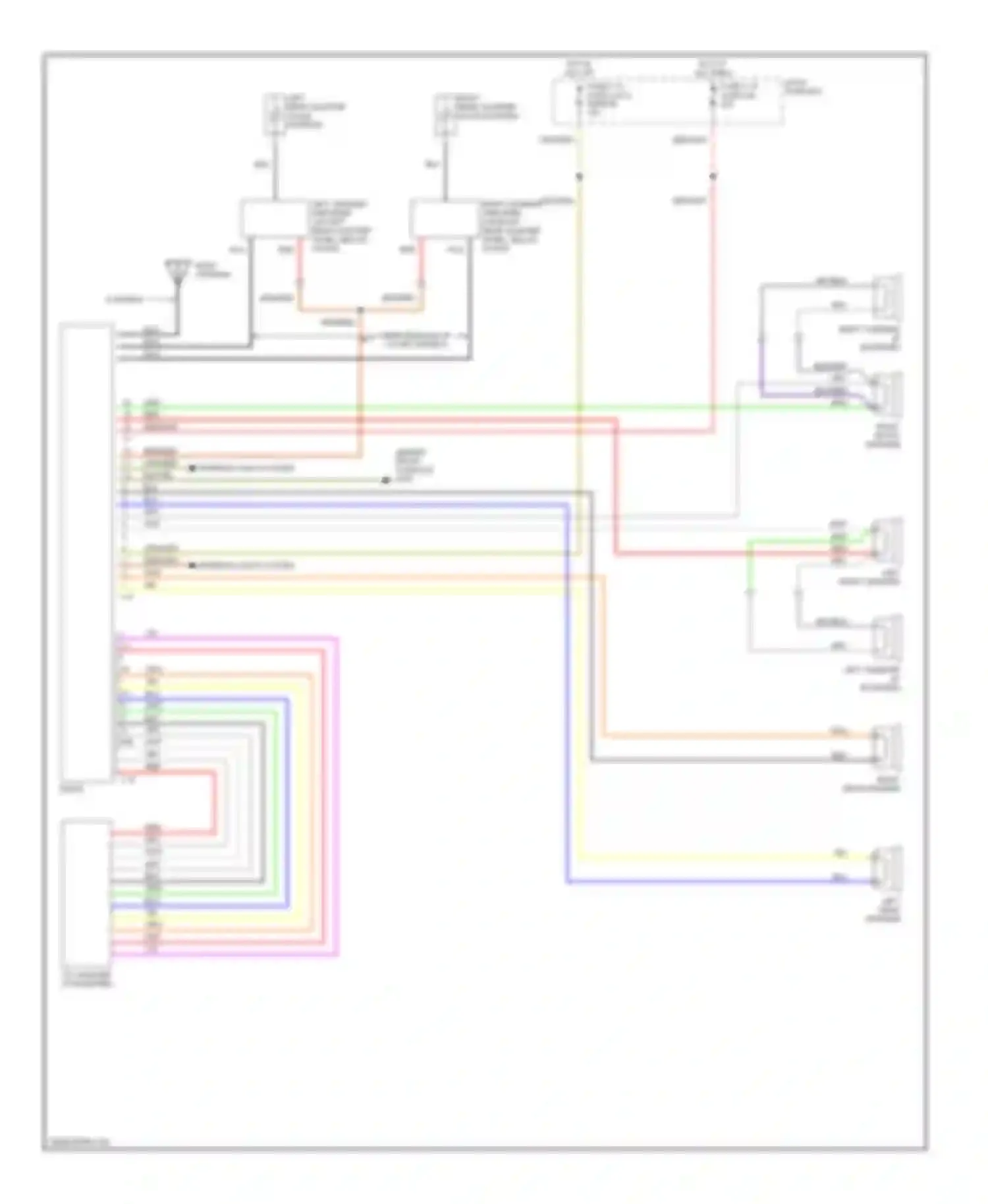 Trooper Isuzu II (1992-2002): Radio circuits