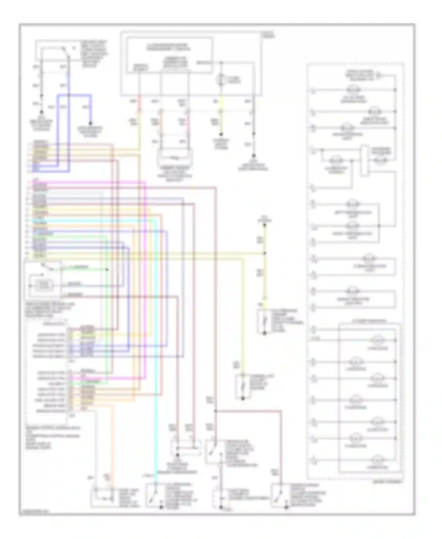 Wiring diagram blu/wht for Isuzu Trooper II (1992-2002) (15 of 24)