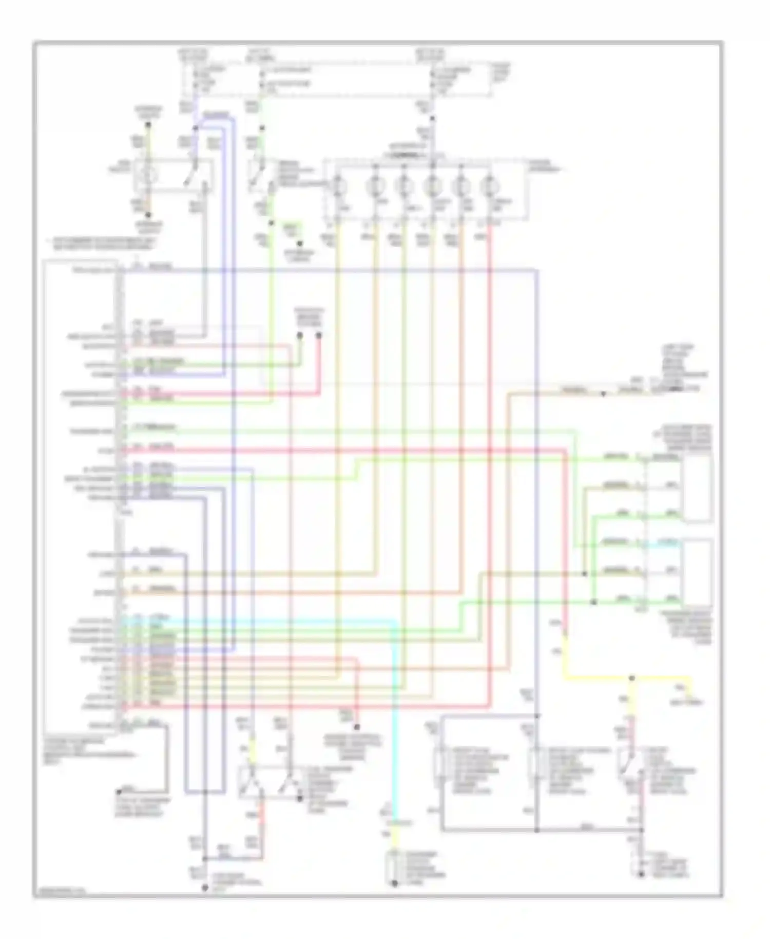 Wiring diagram hot in on or start for Isuzu Trooper II (1992-2002) (12 of 19)