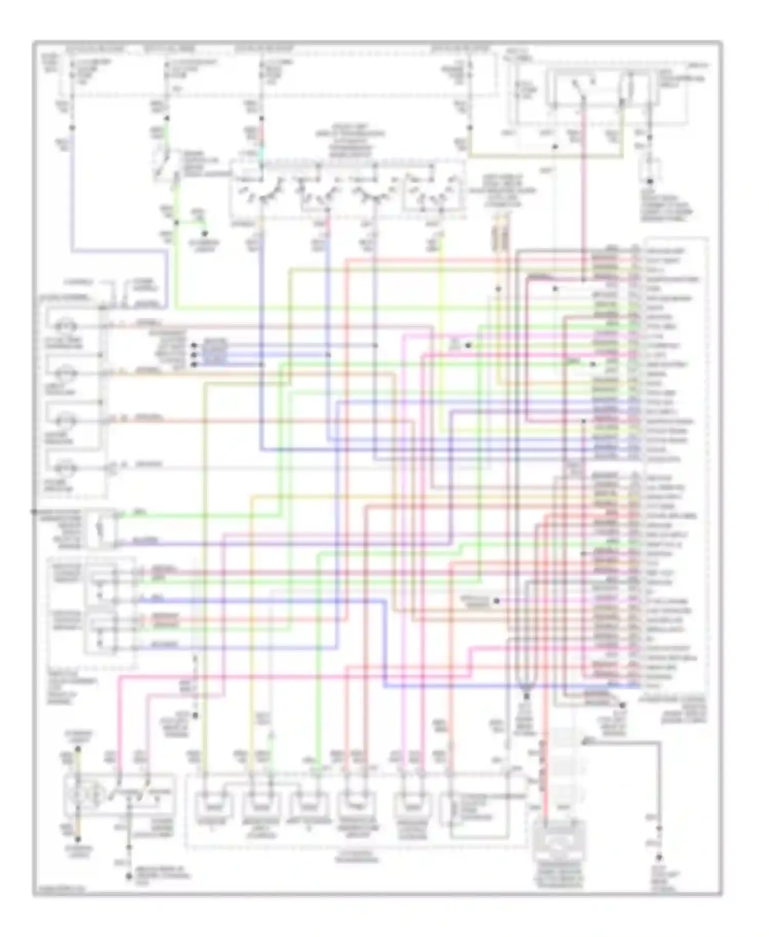 Wiring diagram org/blk for Isuzu Trooper II (1992-2002) (12 of 13)