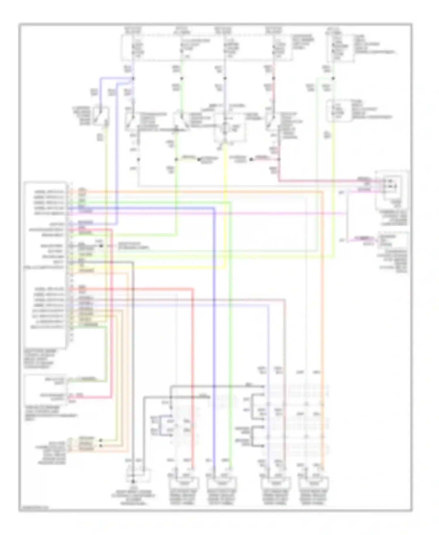 Wiring diagram org/wht for Isuzu Trooper II (1992-2002) (1 of 2)