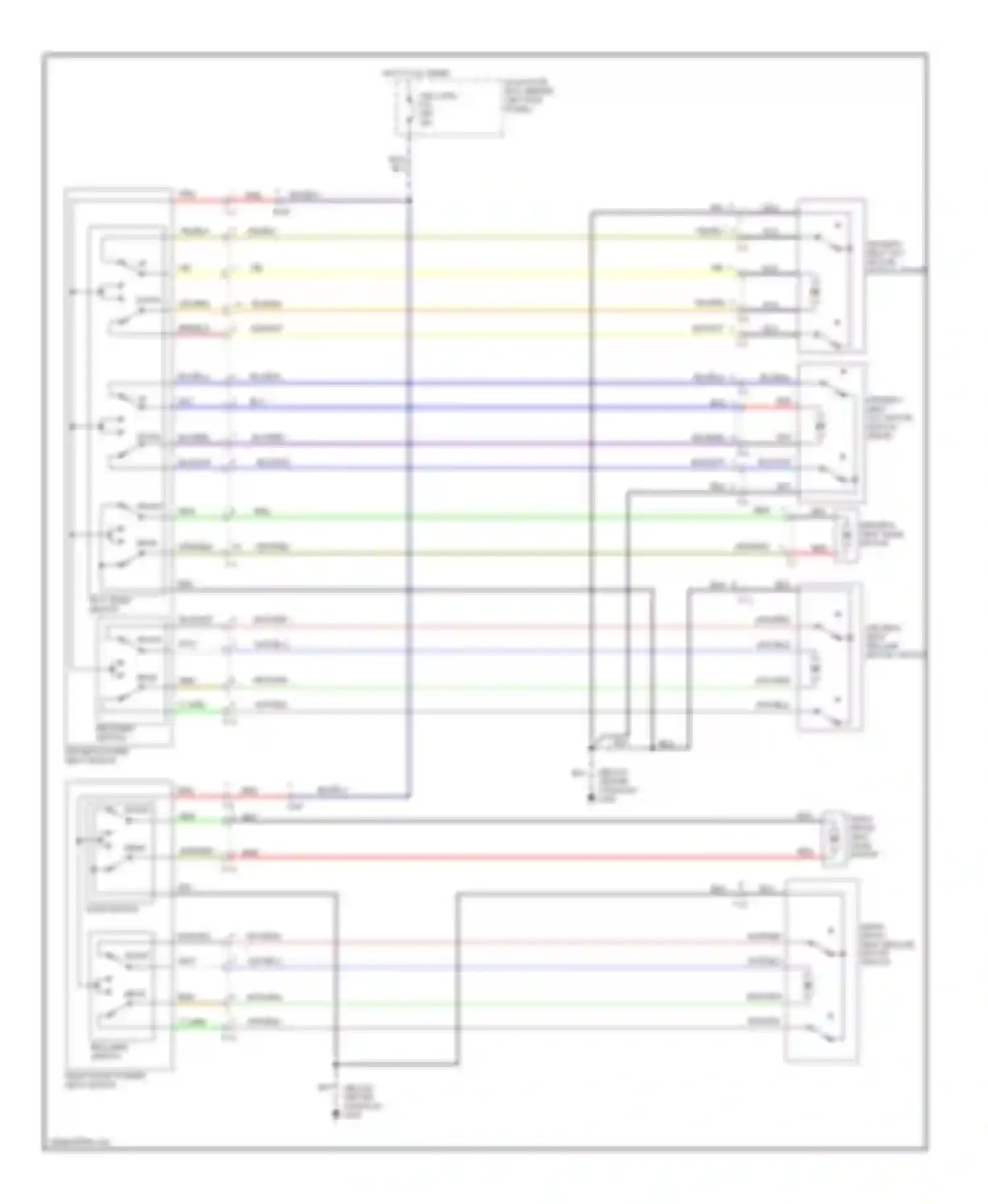 Wiring diagram t-13 for Isuzu Trooper II (1992-2002) (1 of 1)