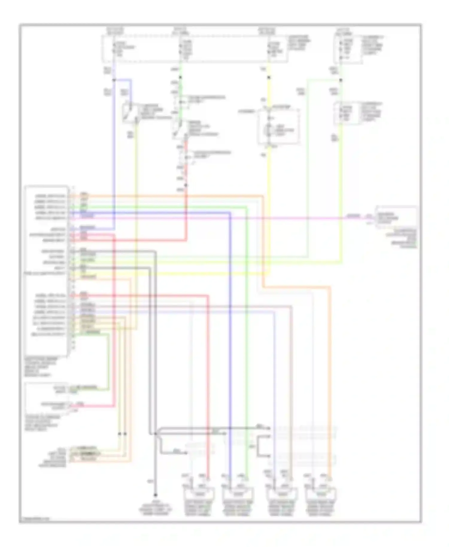 VehiCross Isuzu I (1997-2001): Anti-lock brake circuits