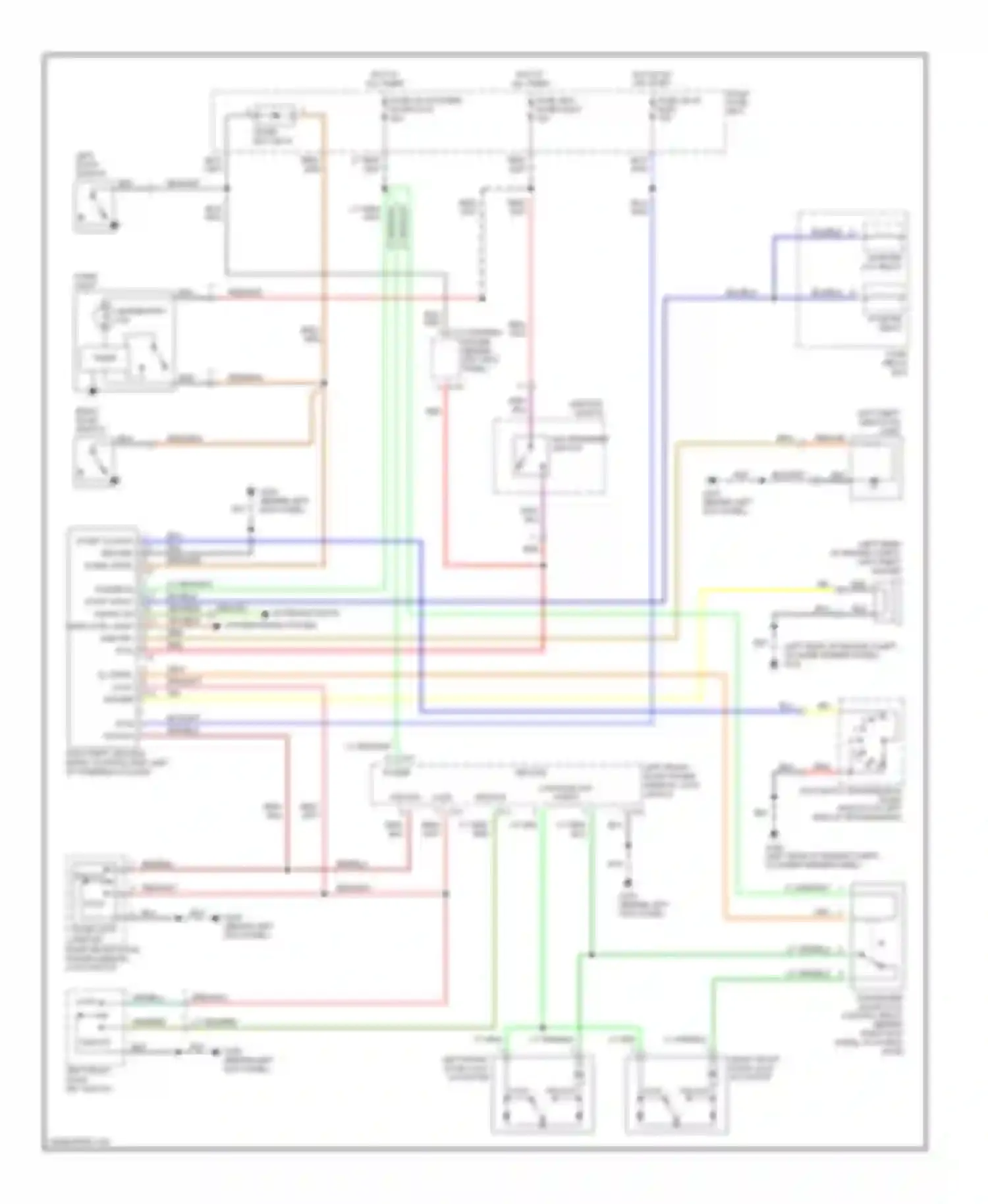 VehiCross Isuzu I (1997-2001): Anti-theft circuit